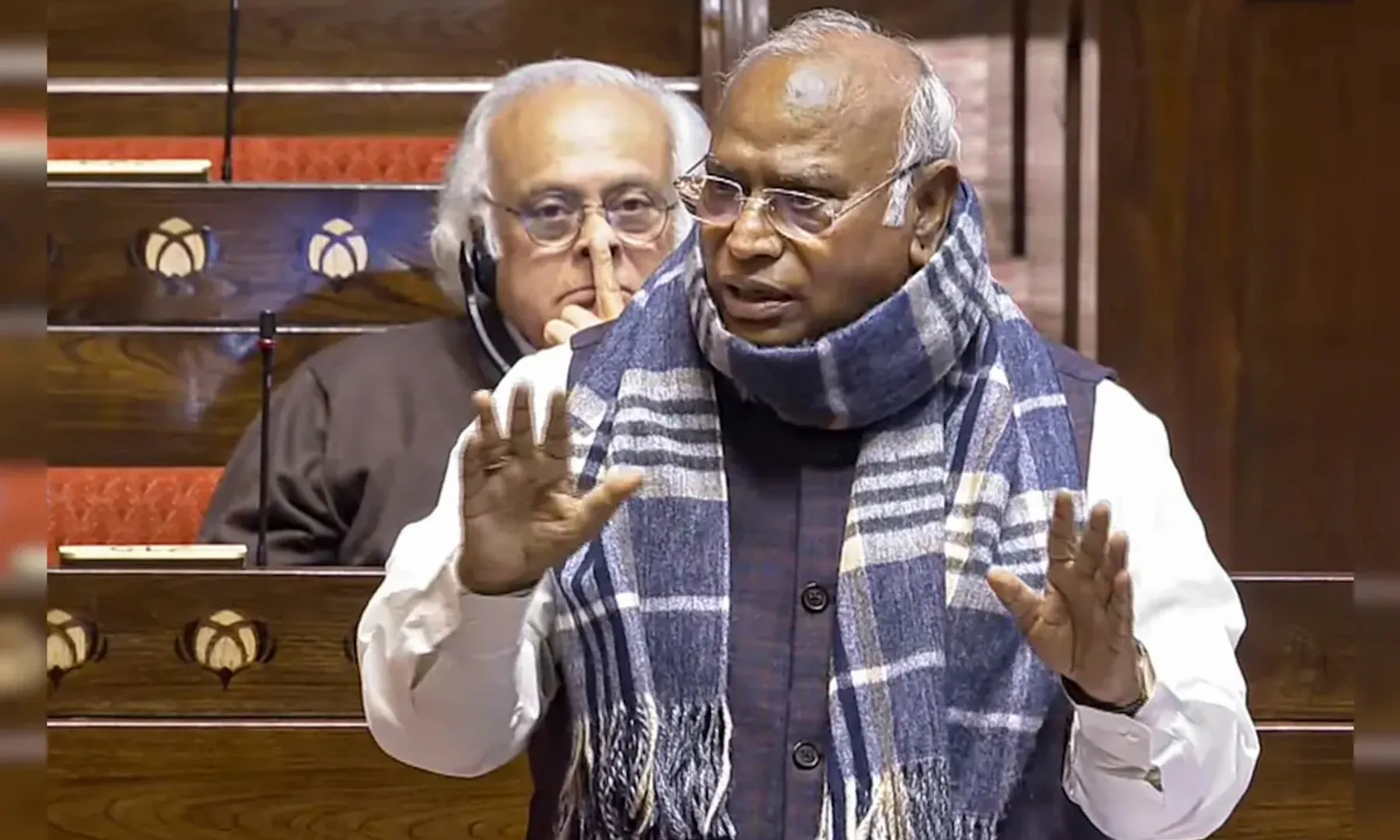Kharge’s 'thokenge' remark stirs uproar in Rajya Sabha