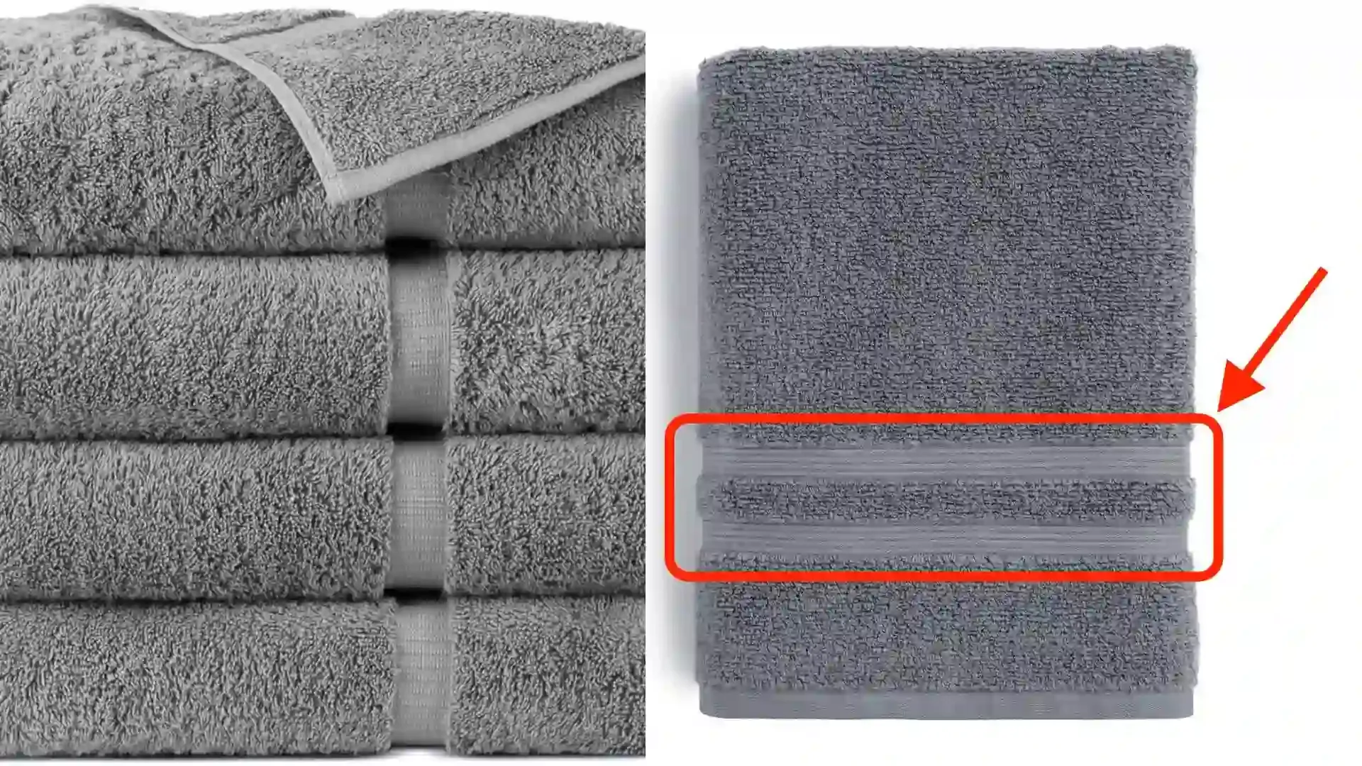  Why do towels have borders? Internet debate solves the mystery post image