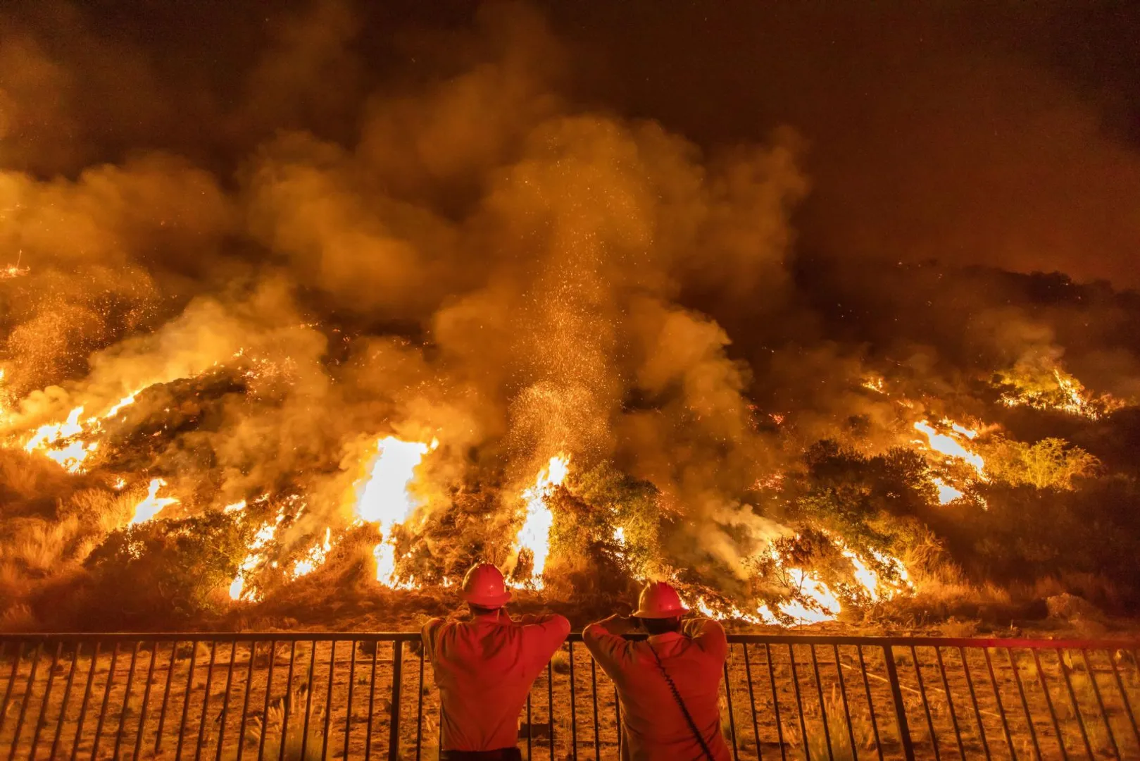 Extreme wildfires in California due to Climate Change have resulted in 'Highest Temperature on Earth' today