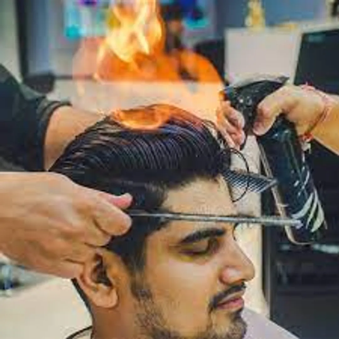 Fire haircut gone wrong; entire head of man catches fire in Gujarat