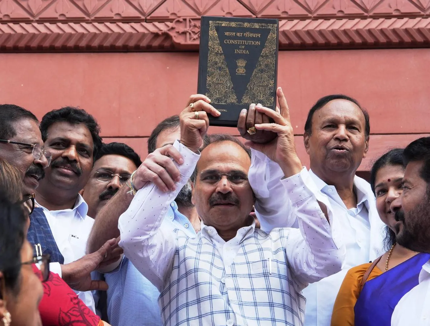 Terms 'Socialist & Secular' excluded from preamble of constitution handed to MPs: Adhir Ranjan's claim