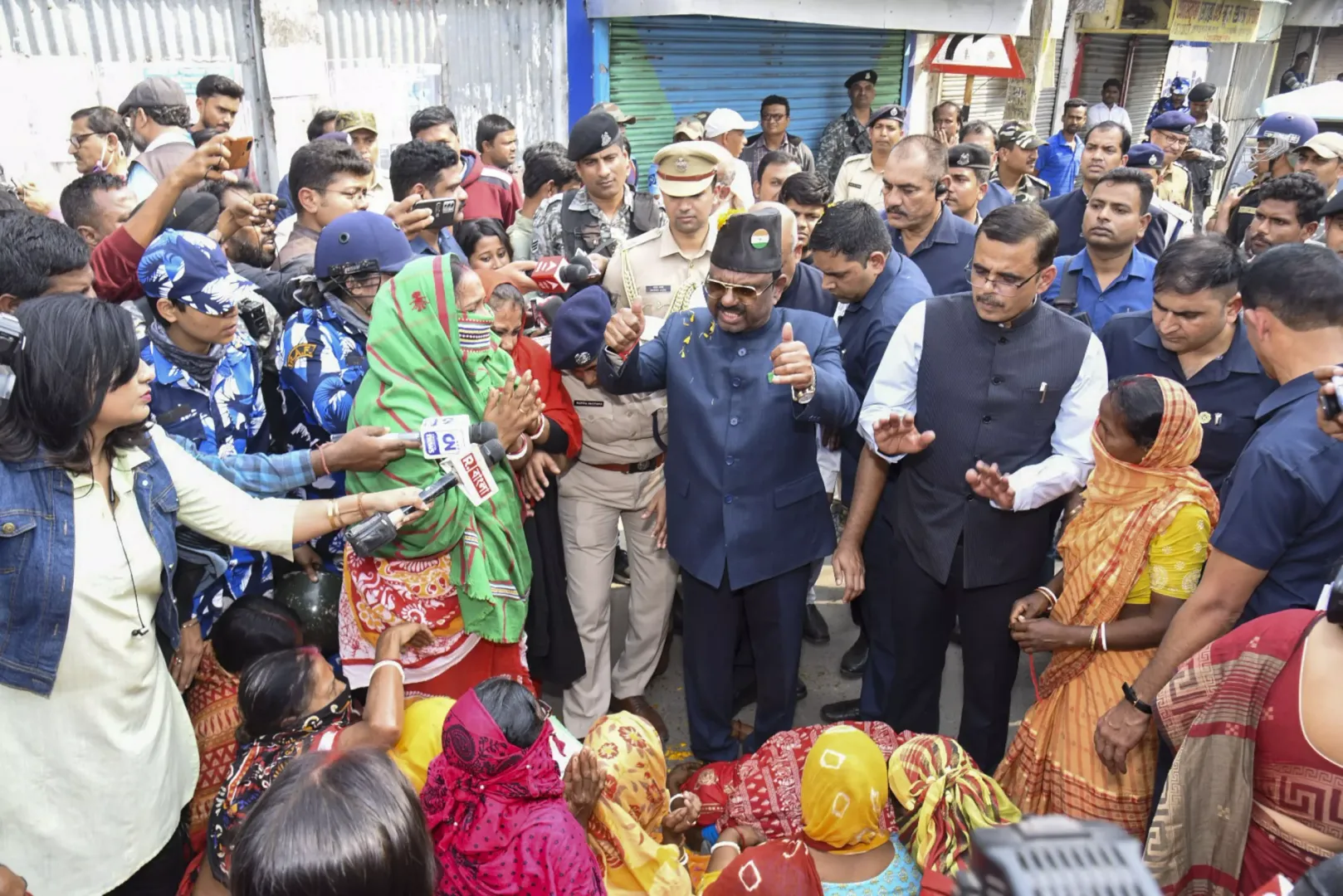 Women in Sandeshkhali accuse TMC workers of rape, police deny allegations