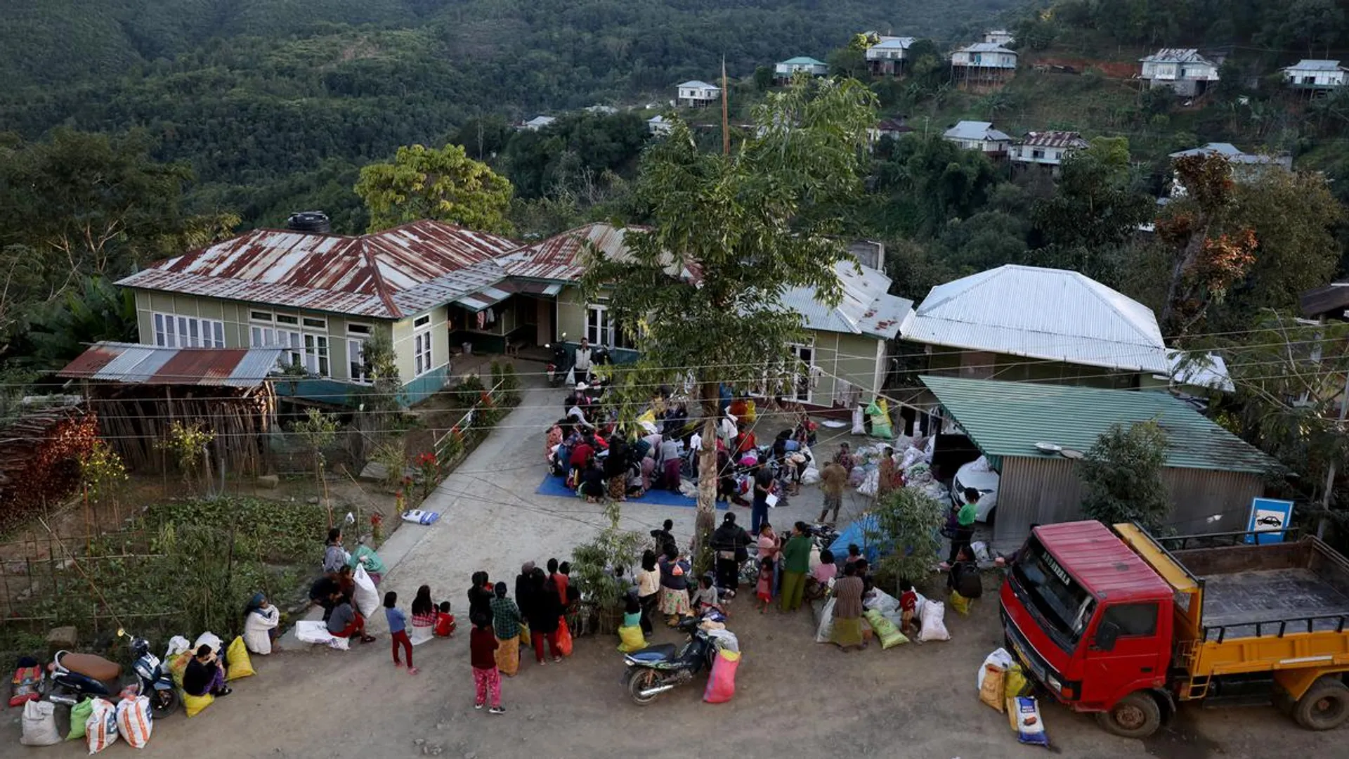 Over 1,000 more refugees enter Mizoram as fighting in Myanmar border intensifies