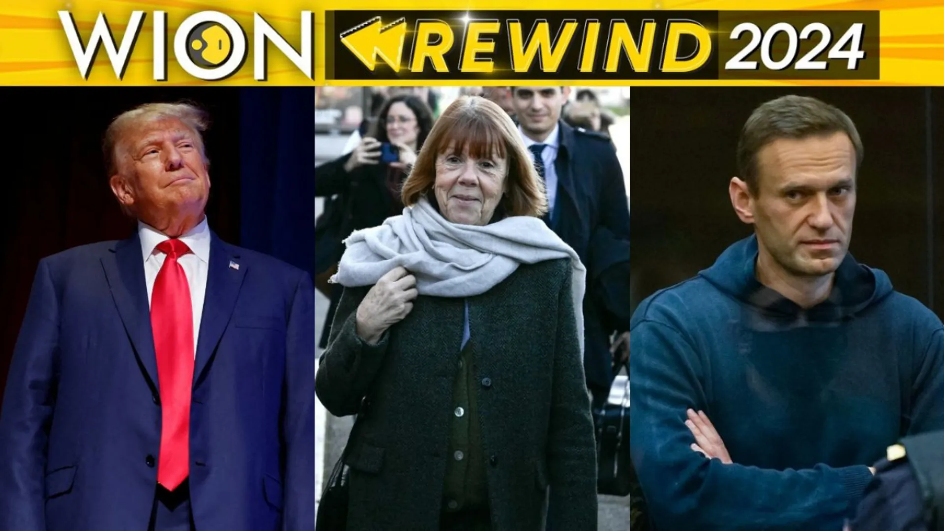 In 2024, Gisèle Pelicot became a hero and feminist icon for women everywhere. Donald Trump, meanwhile, survived an assassination attempt and became the first convicted felon to be elected the President of the United States. These are the personalities who defined 2024. 