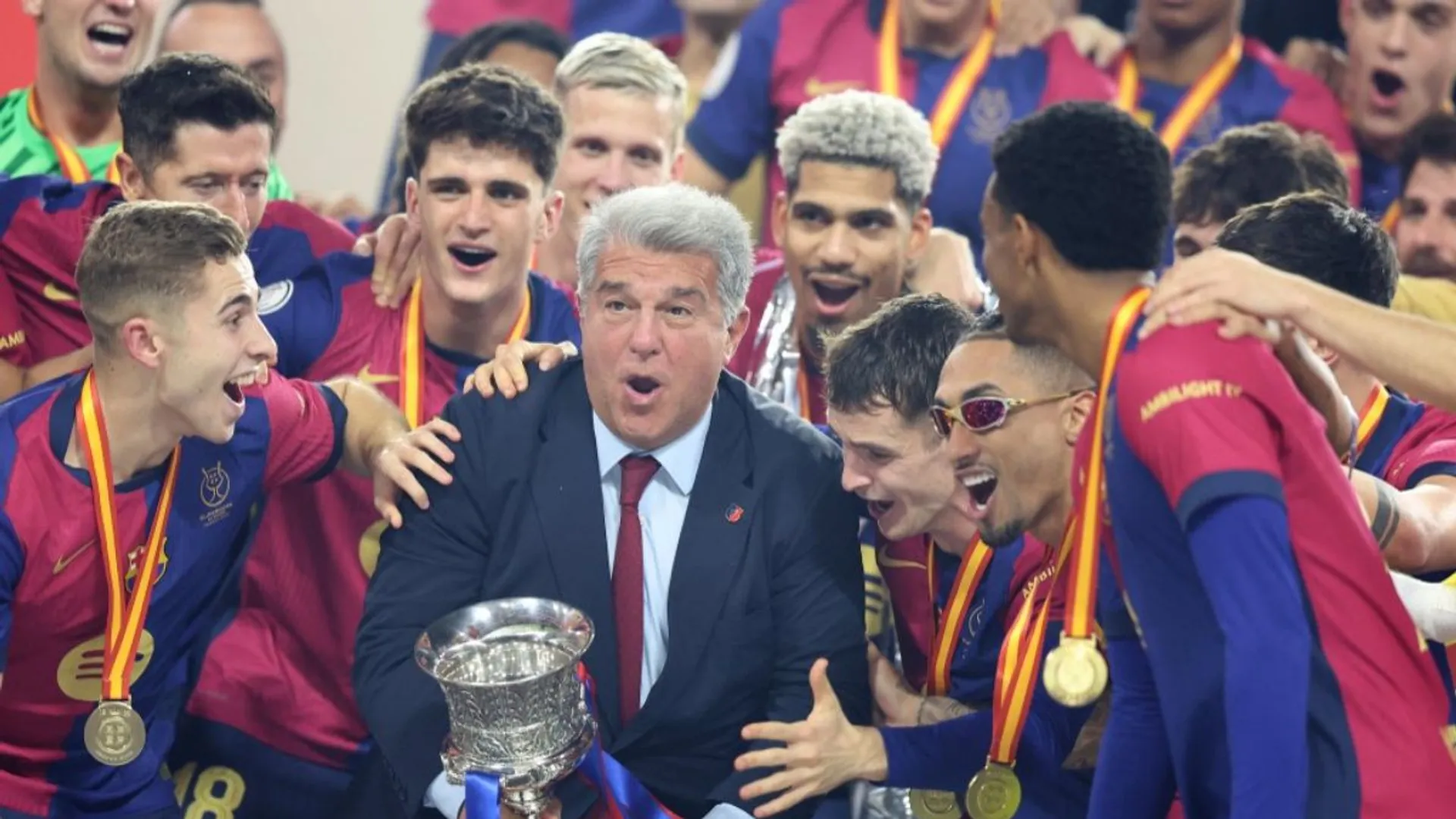 Barcelona romp past Real Madrid 5-2 to win Spanish Super Cup in Jeddah