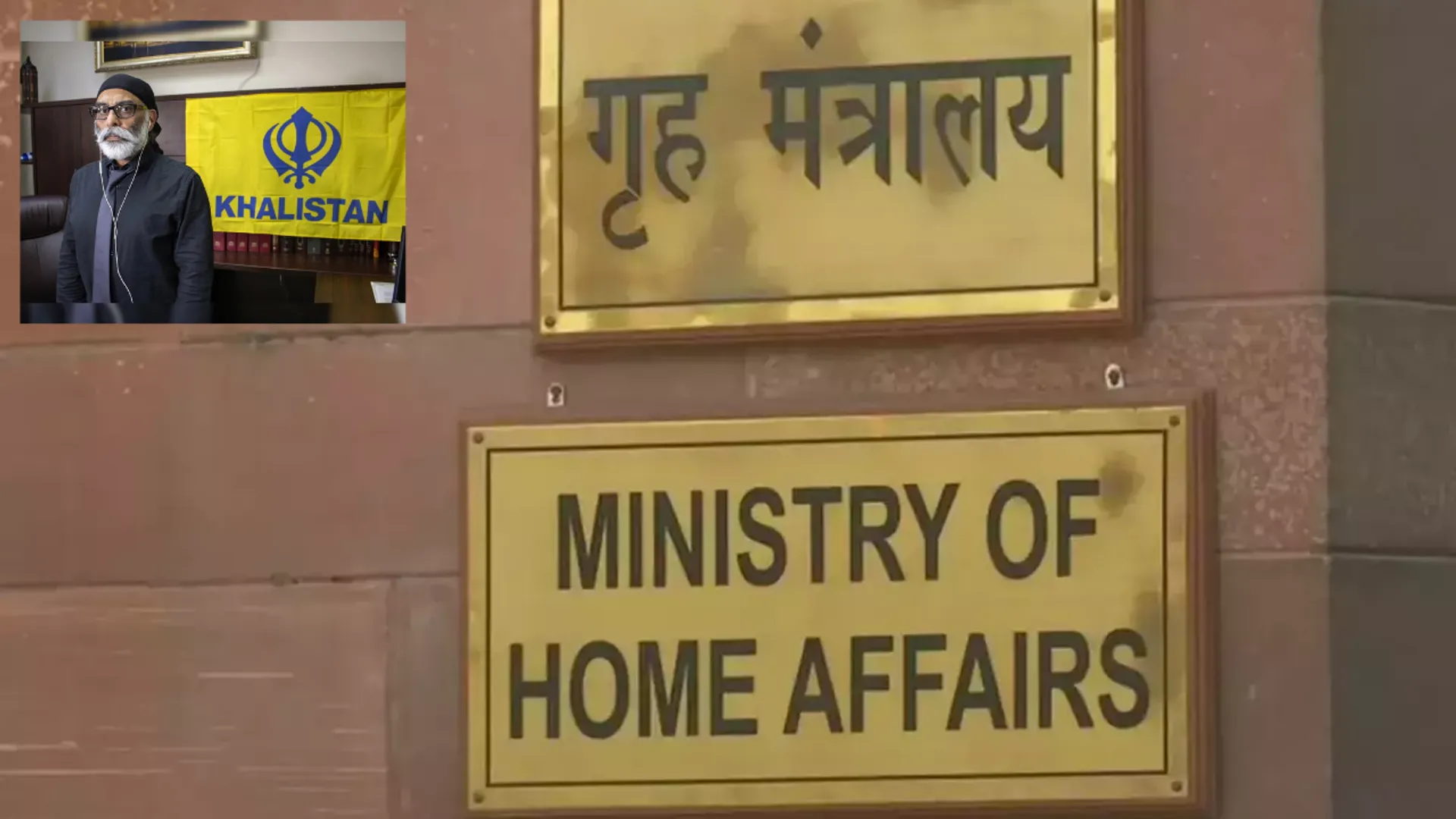 The Indian home ministry's remarks would be about a plot to murder Khalistani terrorist Gurpatwant Singh Pannun (as seen on top left).. 