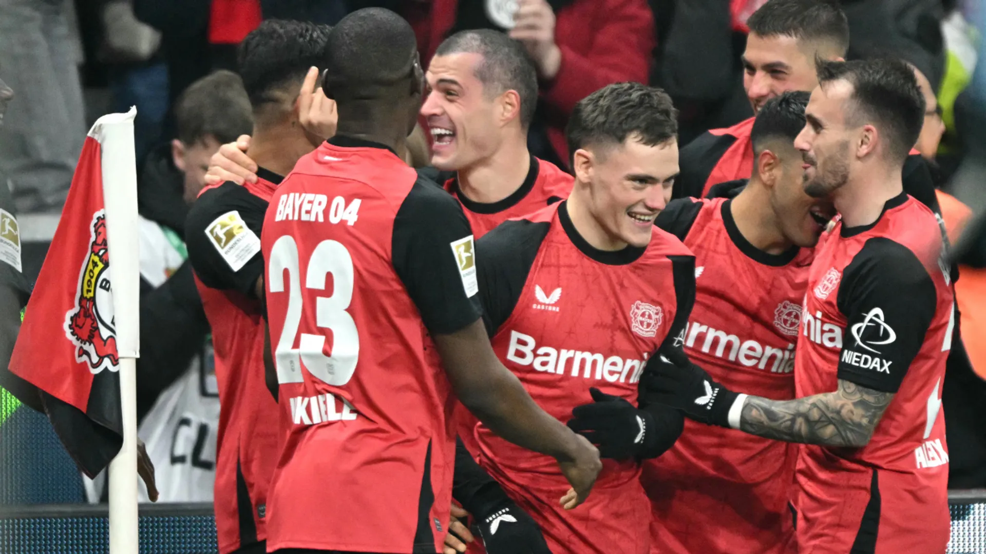 Bundesliga: Bayer Leverkusen win to go one point behind Bayern, Kiel down Dortmund