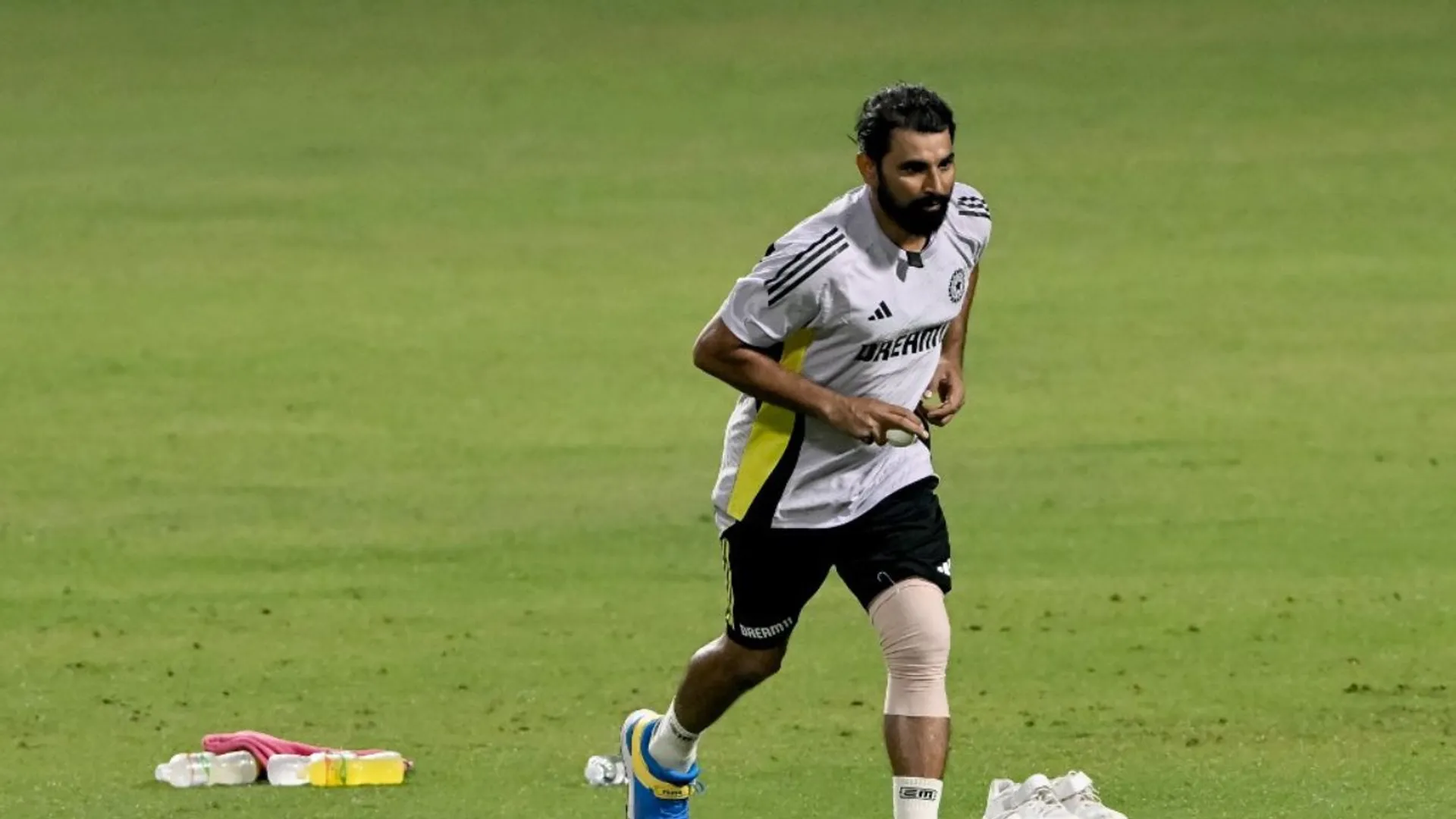 Fit-again Shami throws rockets in training with strapped knee - Watch