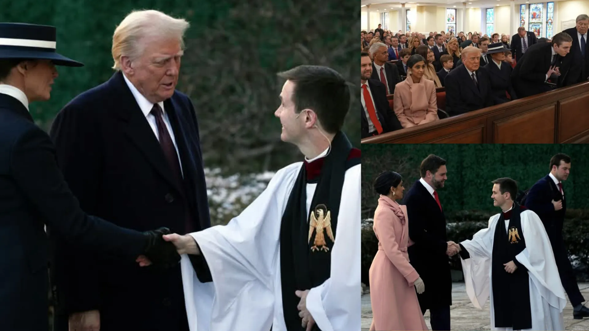 Donald Trump, JD Vance attend interfaith service at Washington National Cathedral with family 