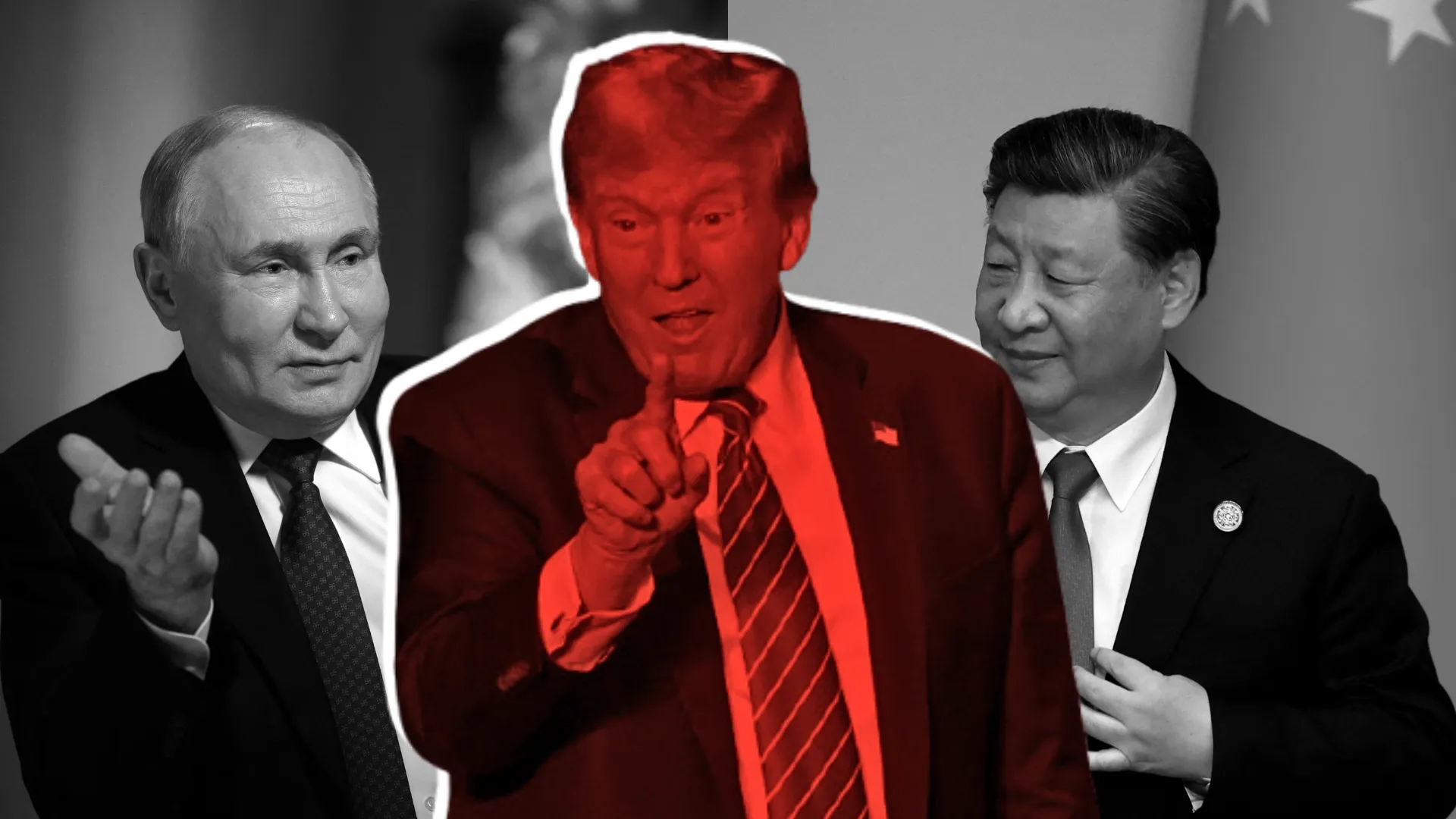 Donald Trump, Vladimir Putin, Xi Jinping