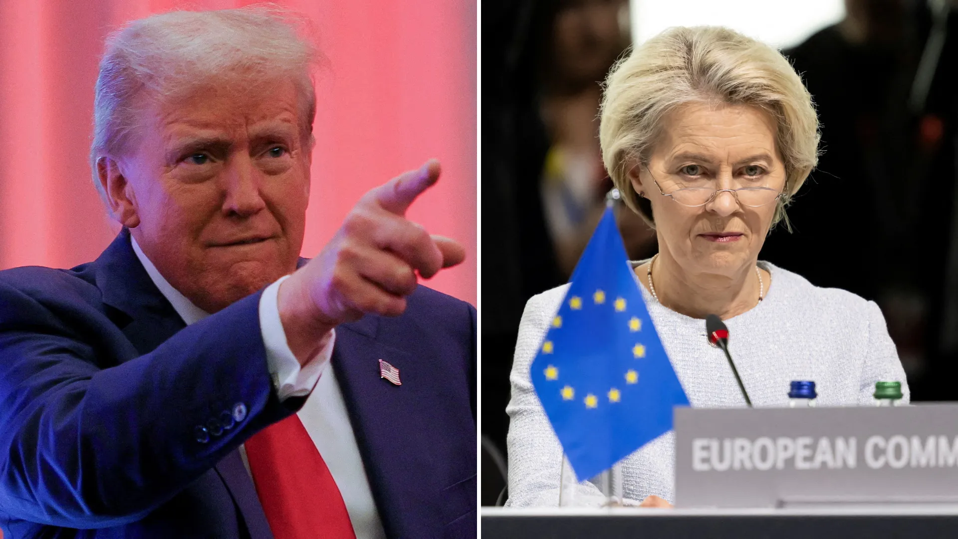 Trump Davos Address European commission