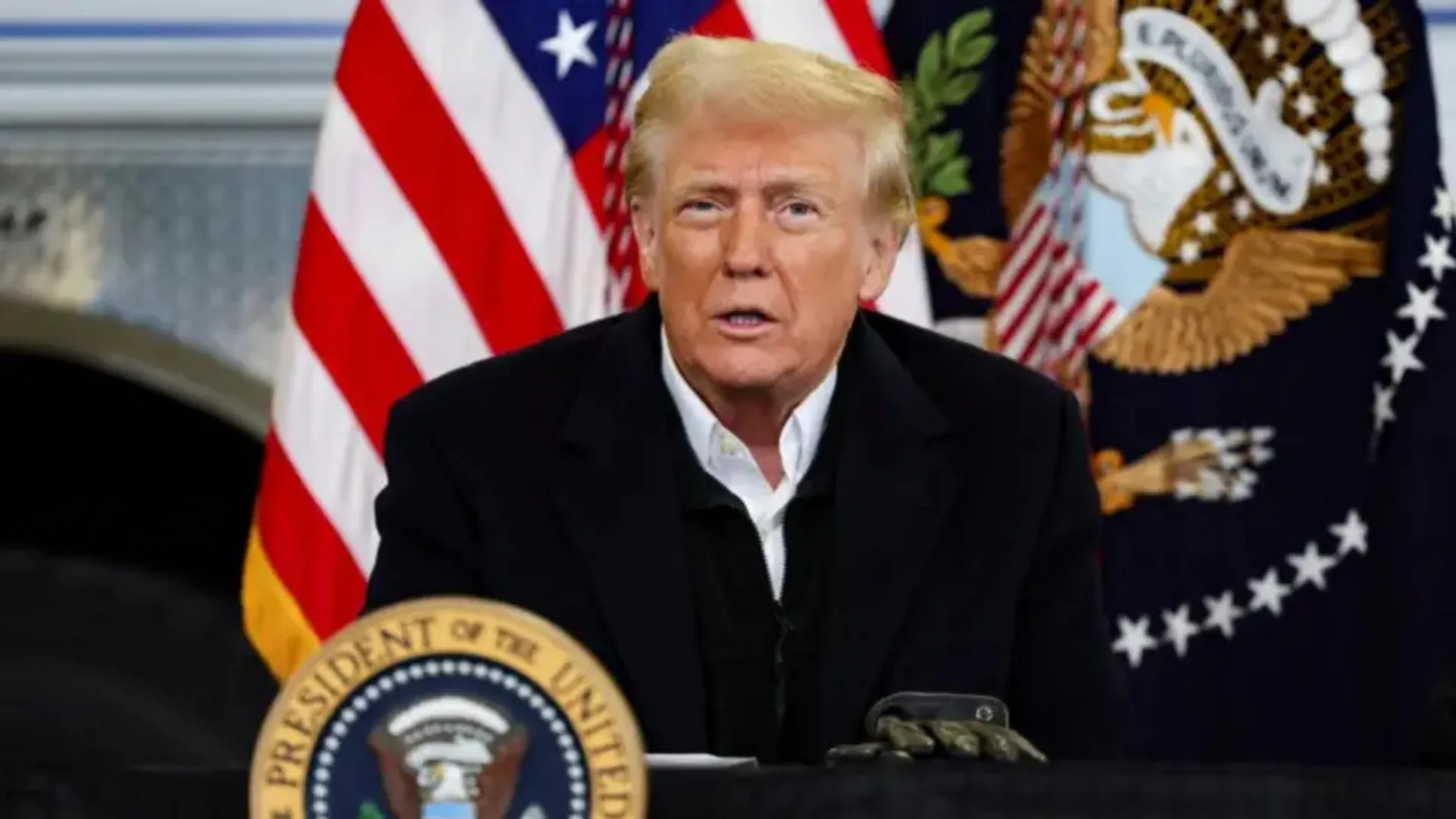 US President Donald Trump in North Carolina