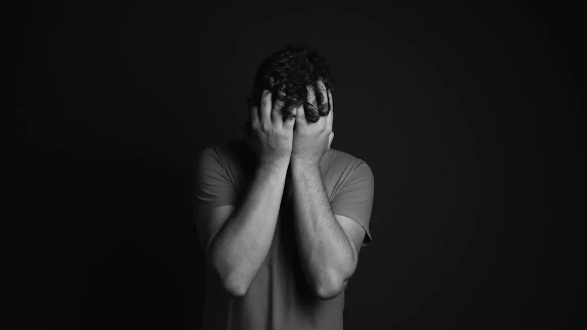 Representative image of a person being in depression.