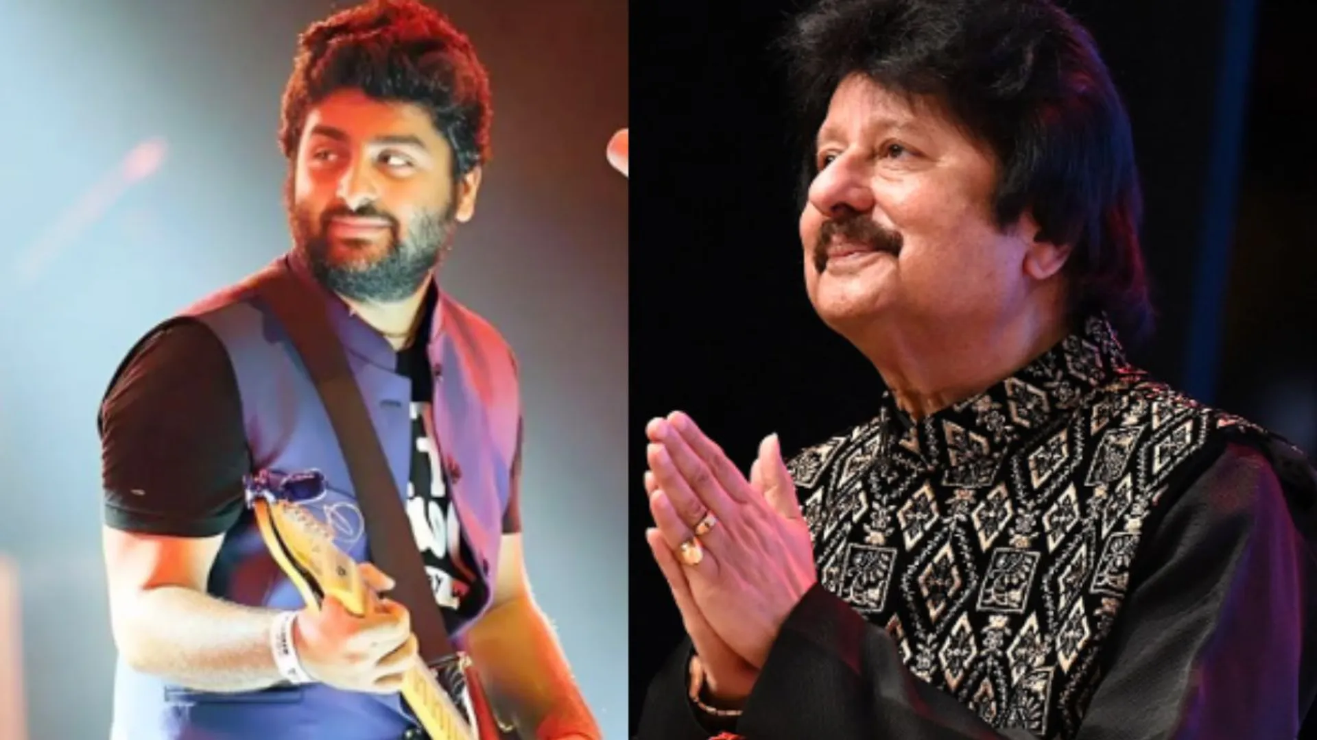 Arijit Singh and Pankaj Udhas