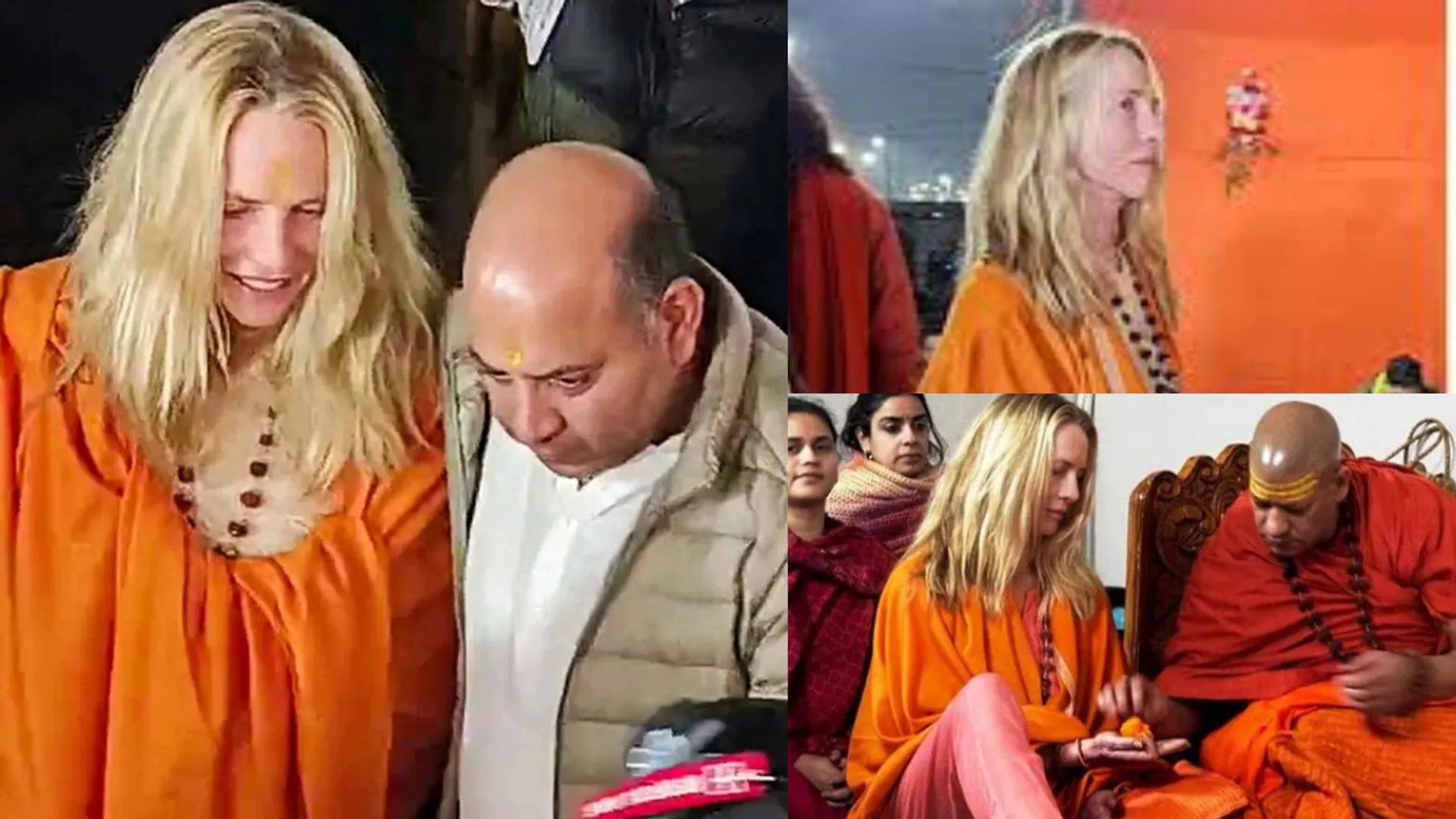 Laurene Powell Jobs at Maha Kumbh Mela 