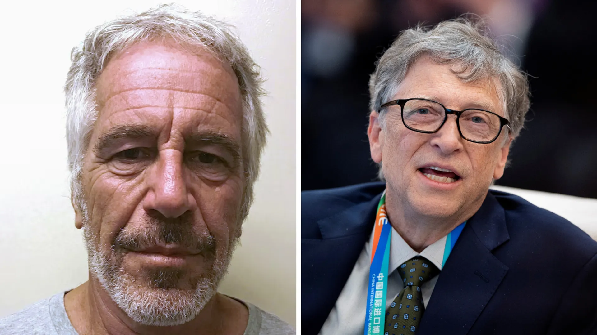 File photos of Jeffery Epstein (left) and Bill Gates (right).