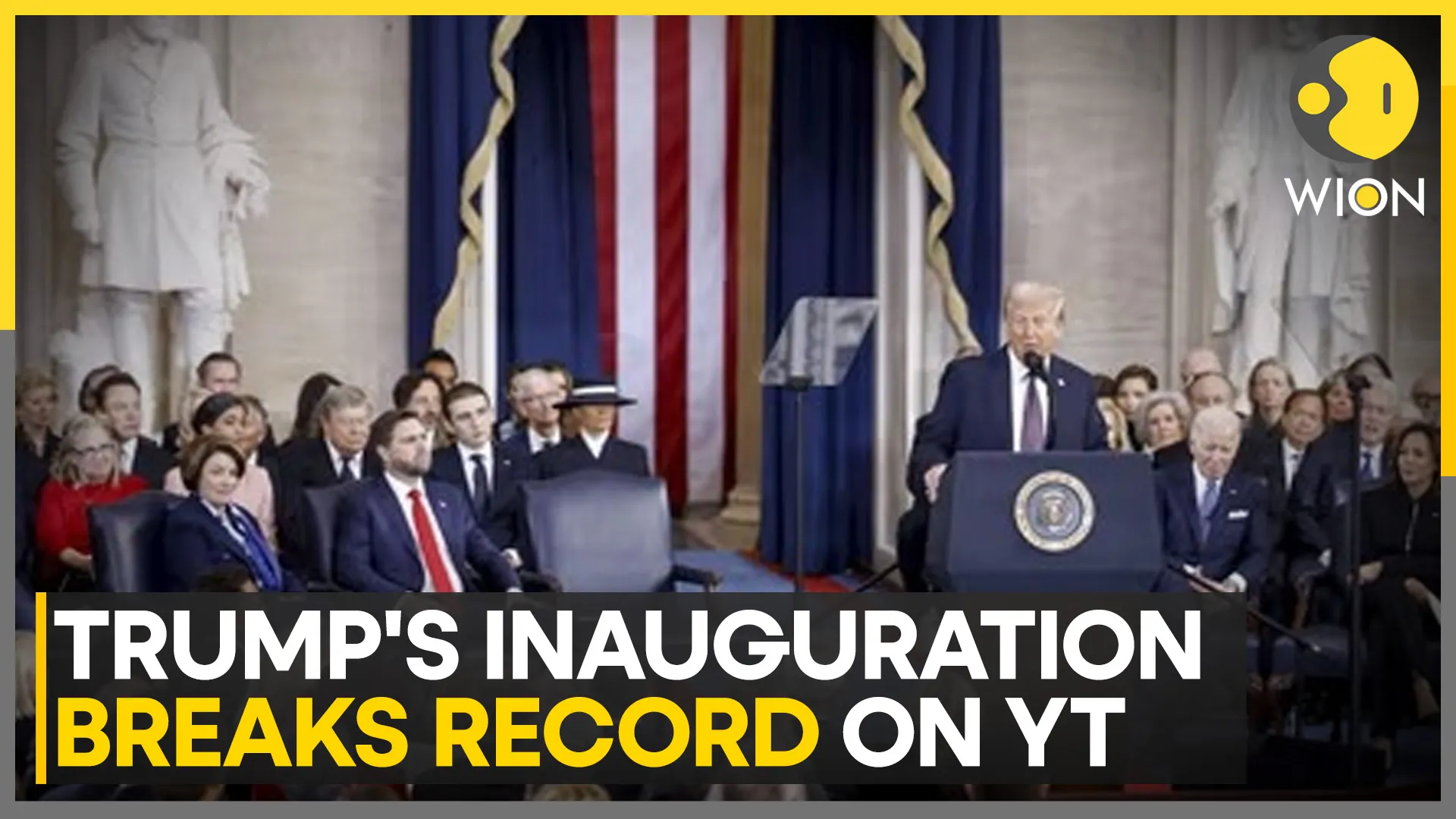 Trump's inauguration coverage receives over 9 million views
