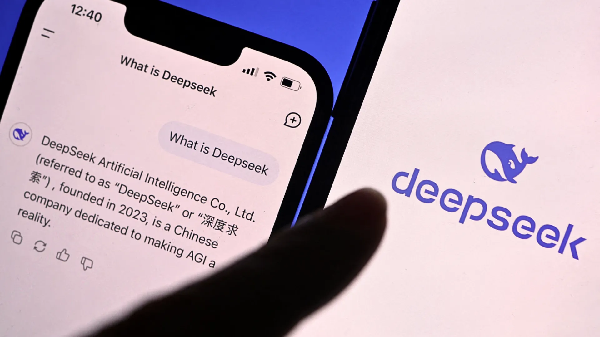 Representative image of DeepSeek