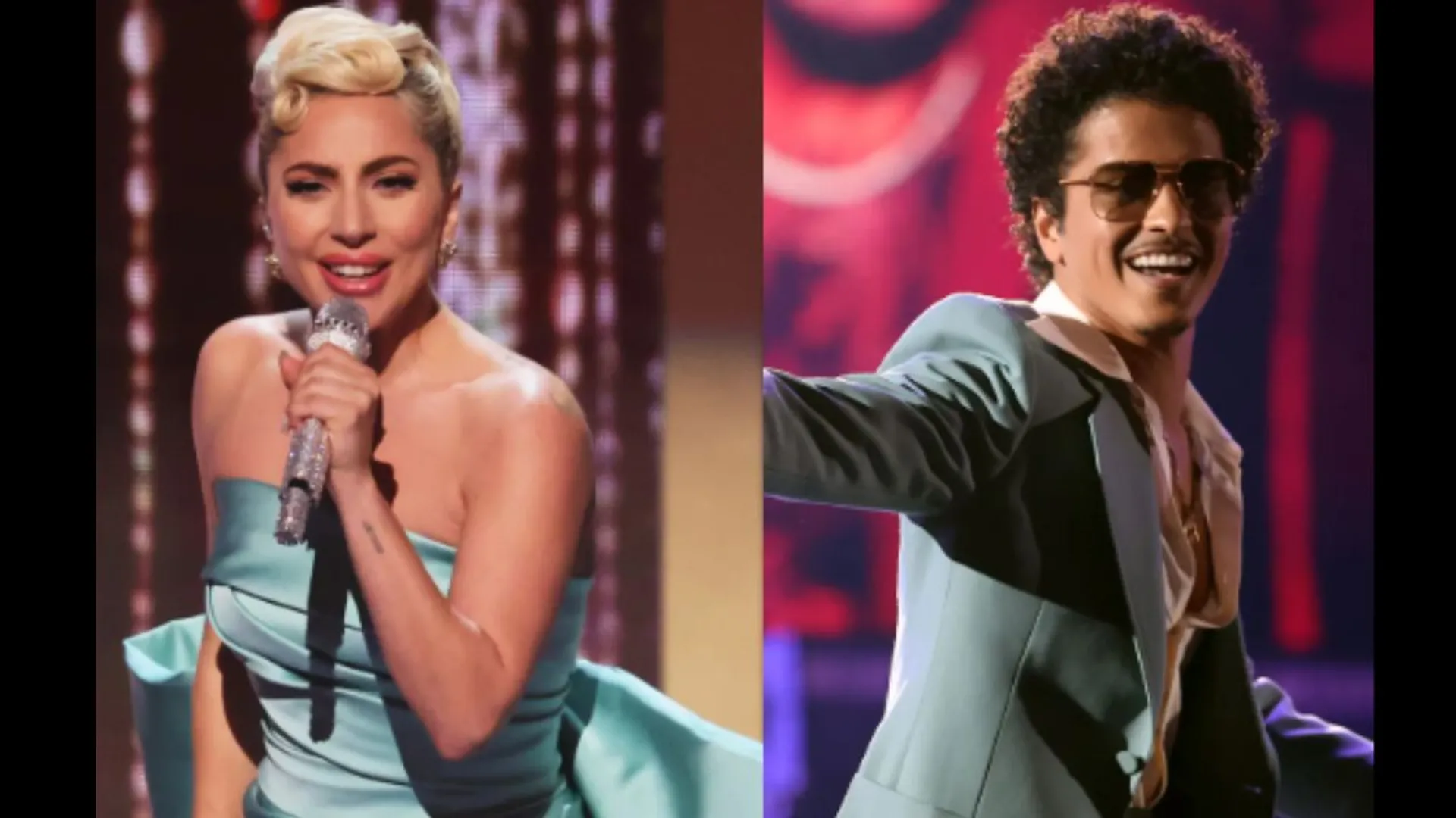 Lady Gaga and Bruno Mars
