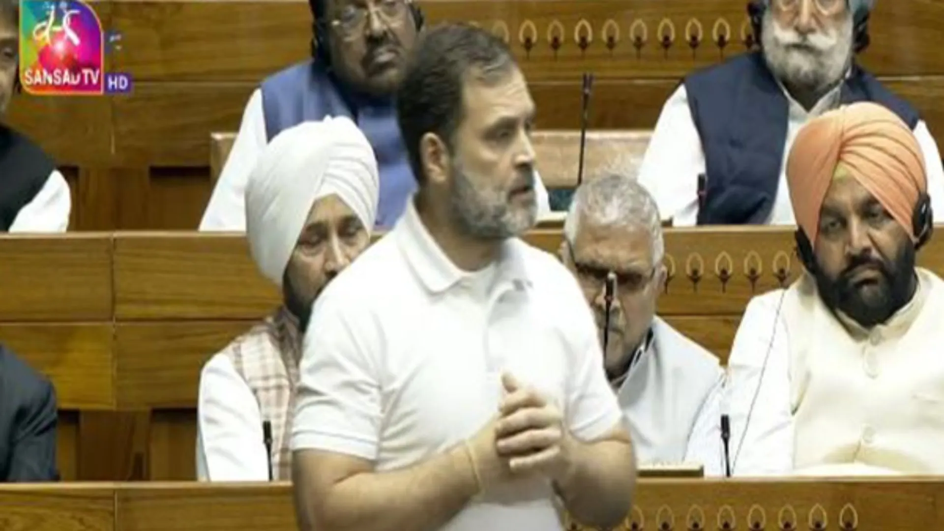 Rahul Gandhi during Motion of Thanks address