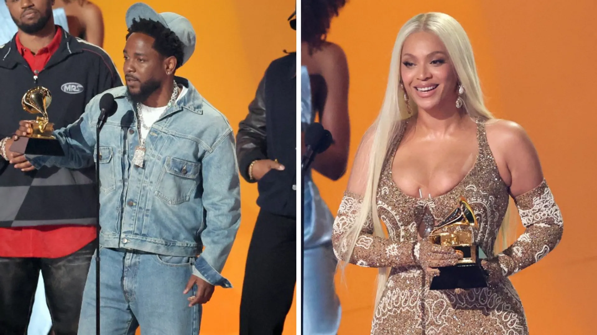 Kendrick Lamar and Beyonce