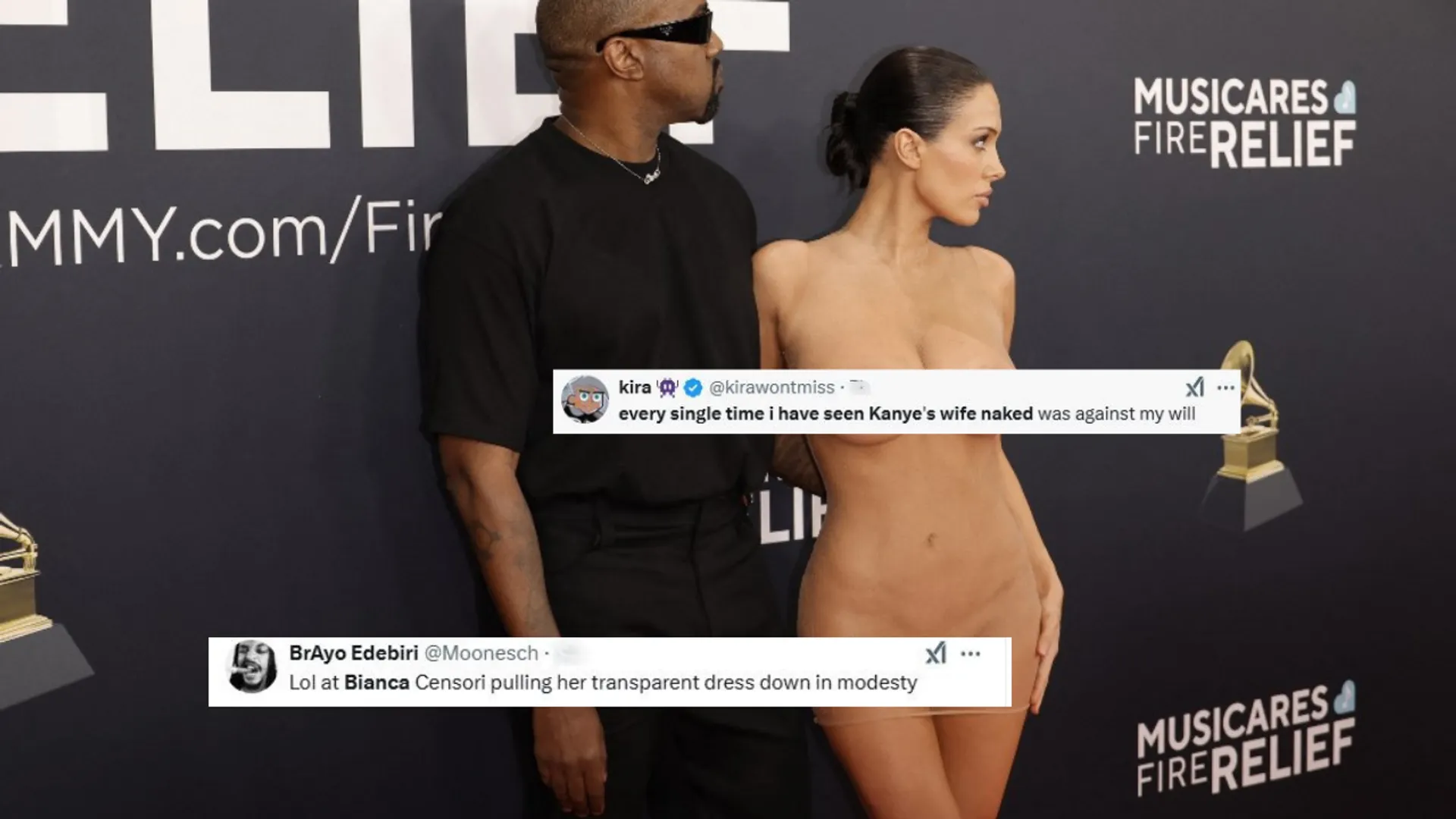 Biana Censori Kanye West