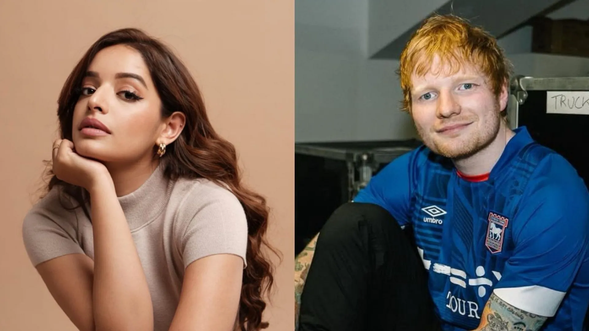 Lisa Mishra and Ed Sheeran
