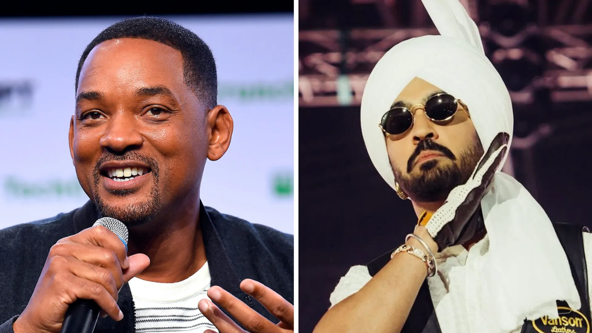 Will Smith and Diljit Dosanjh