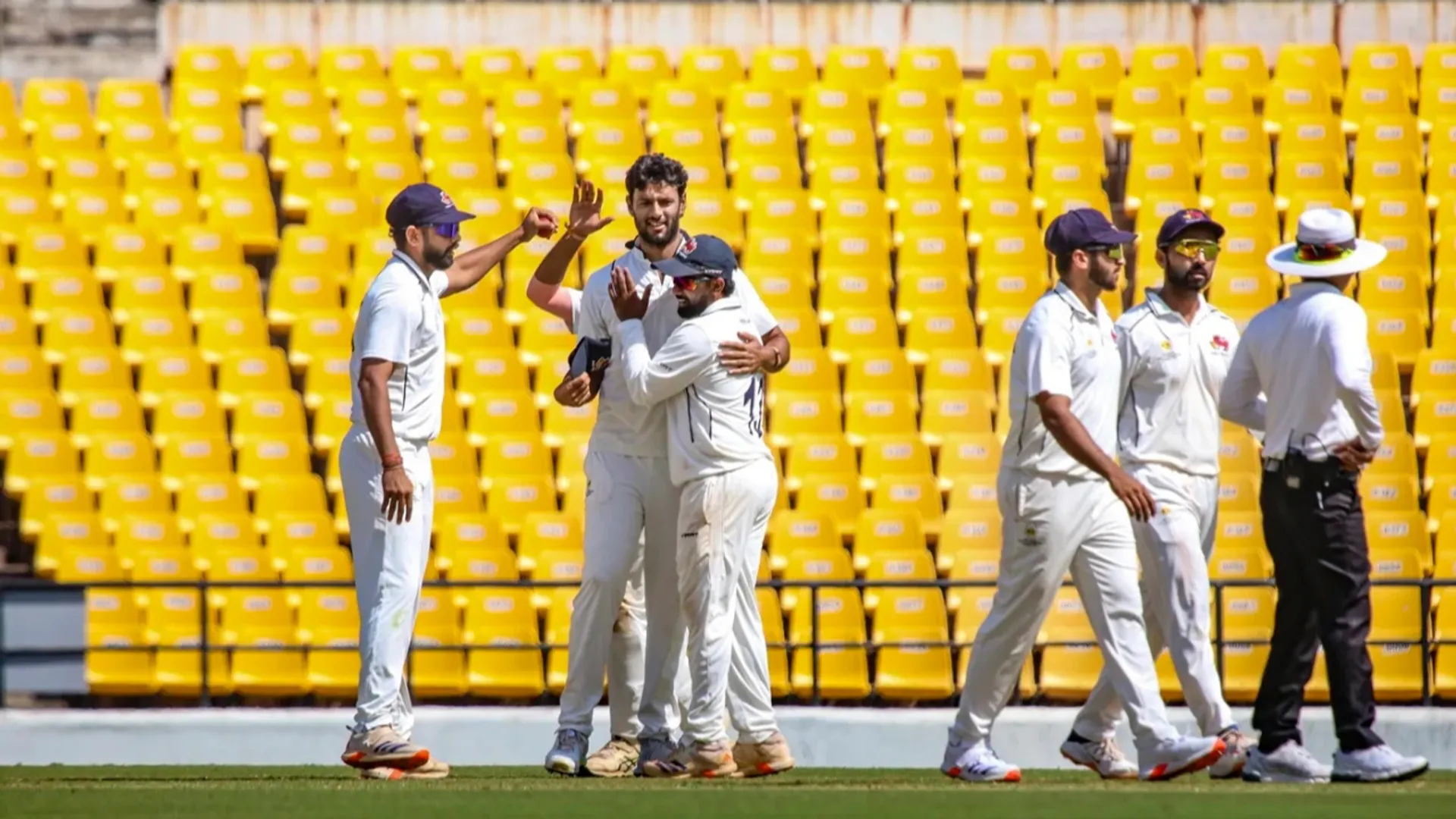 Ranji Trophy: Action from the match