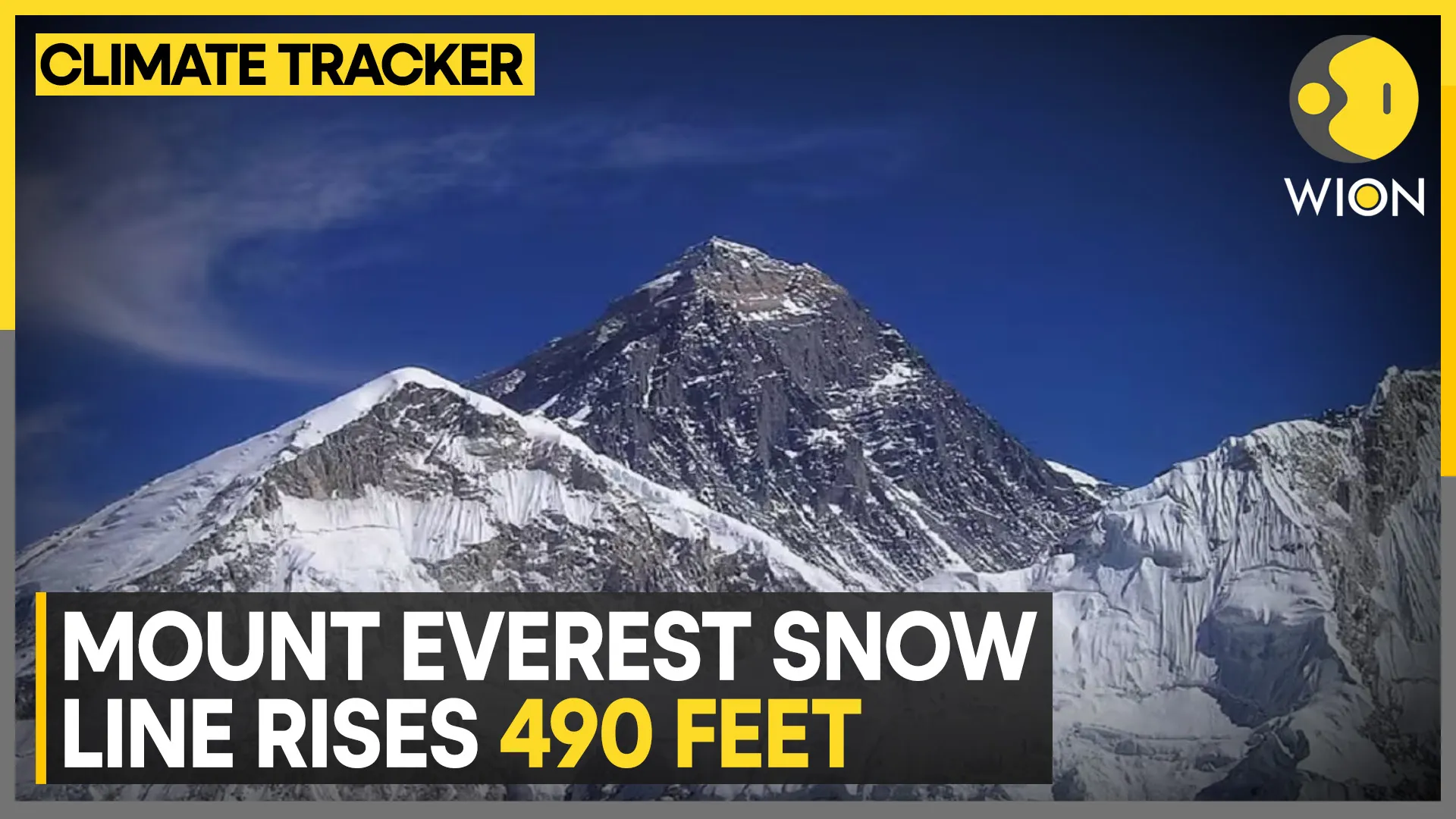 'sublimation' shifts snowline on Mount Everest