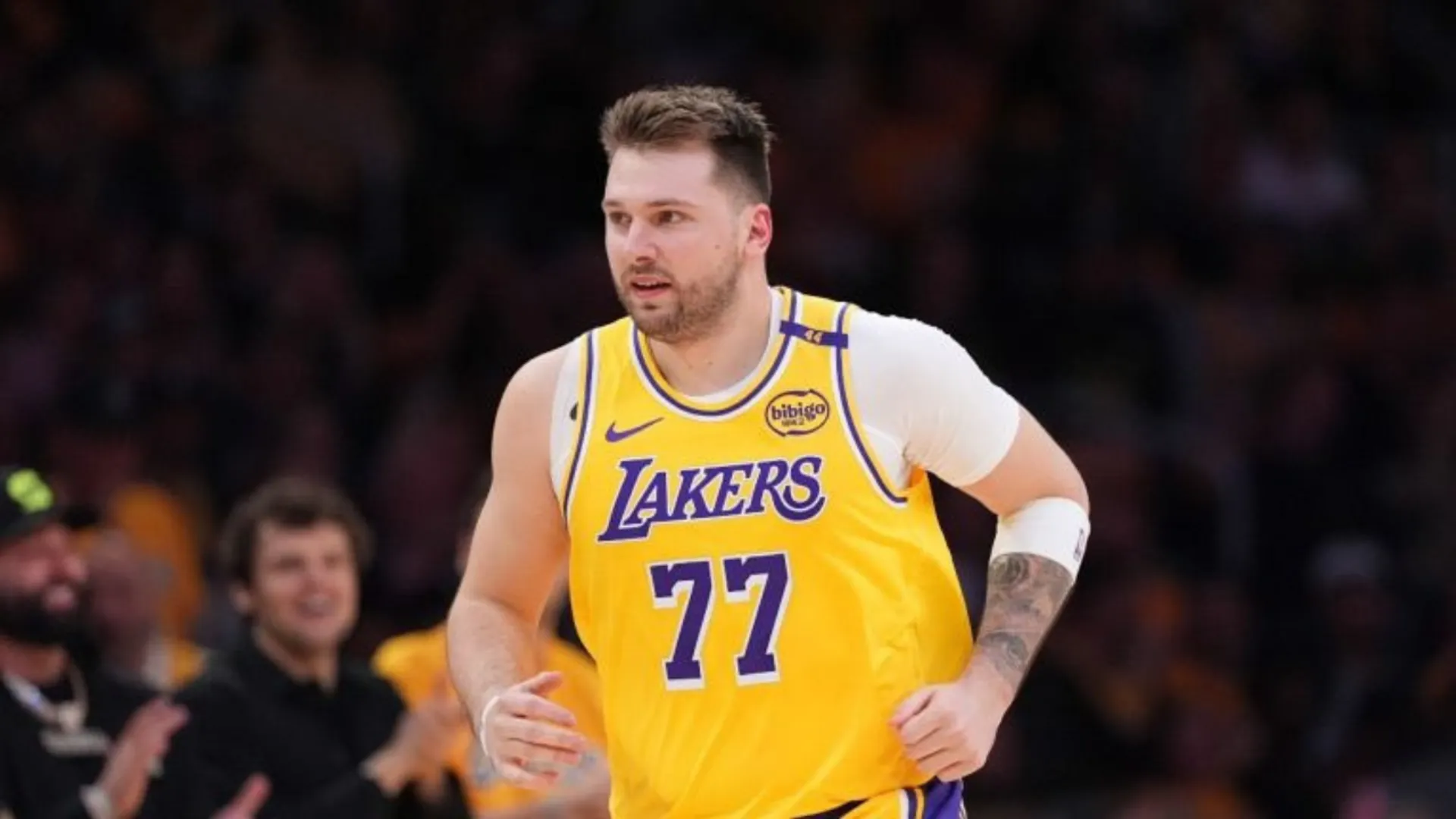 Luka Doncic during the game