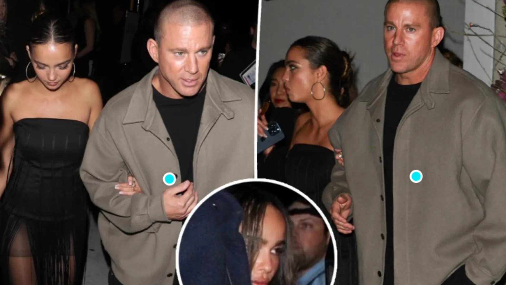 Channing Tatum with girlfriend