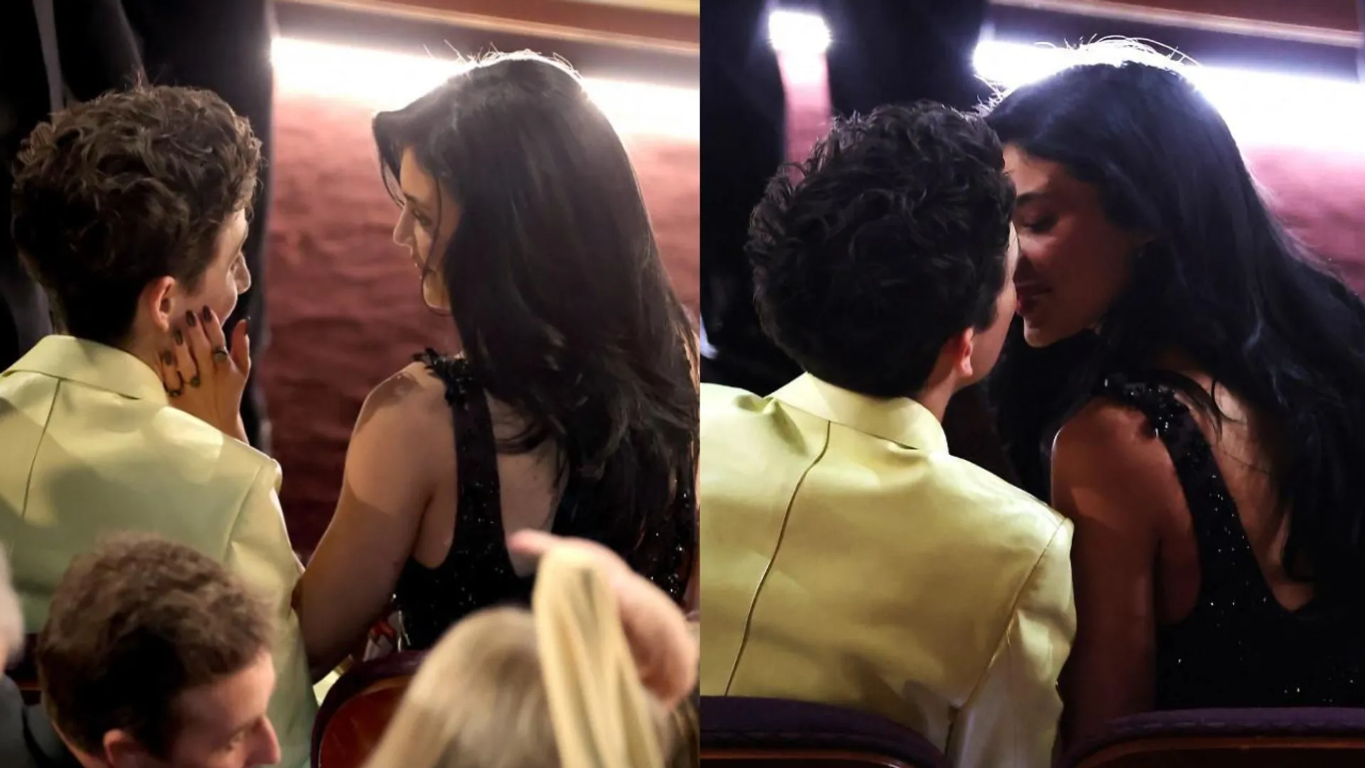 Timothee Chalamet and Kylie Jenner at Oscars