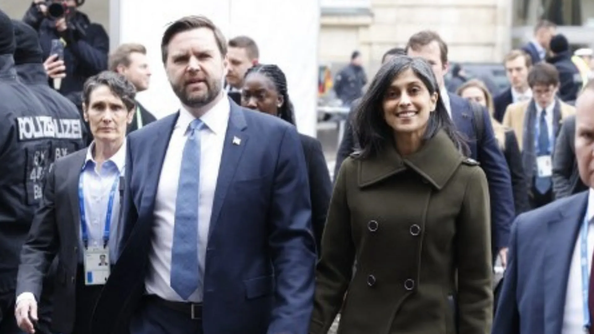 JD Vance with wife Usha