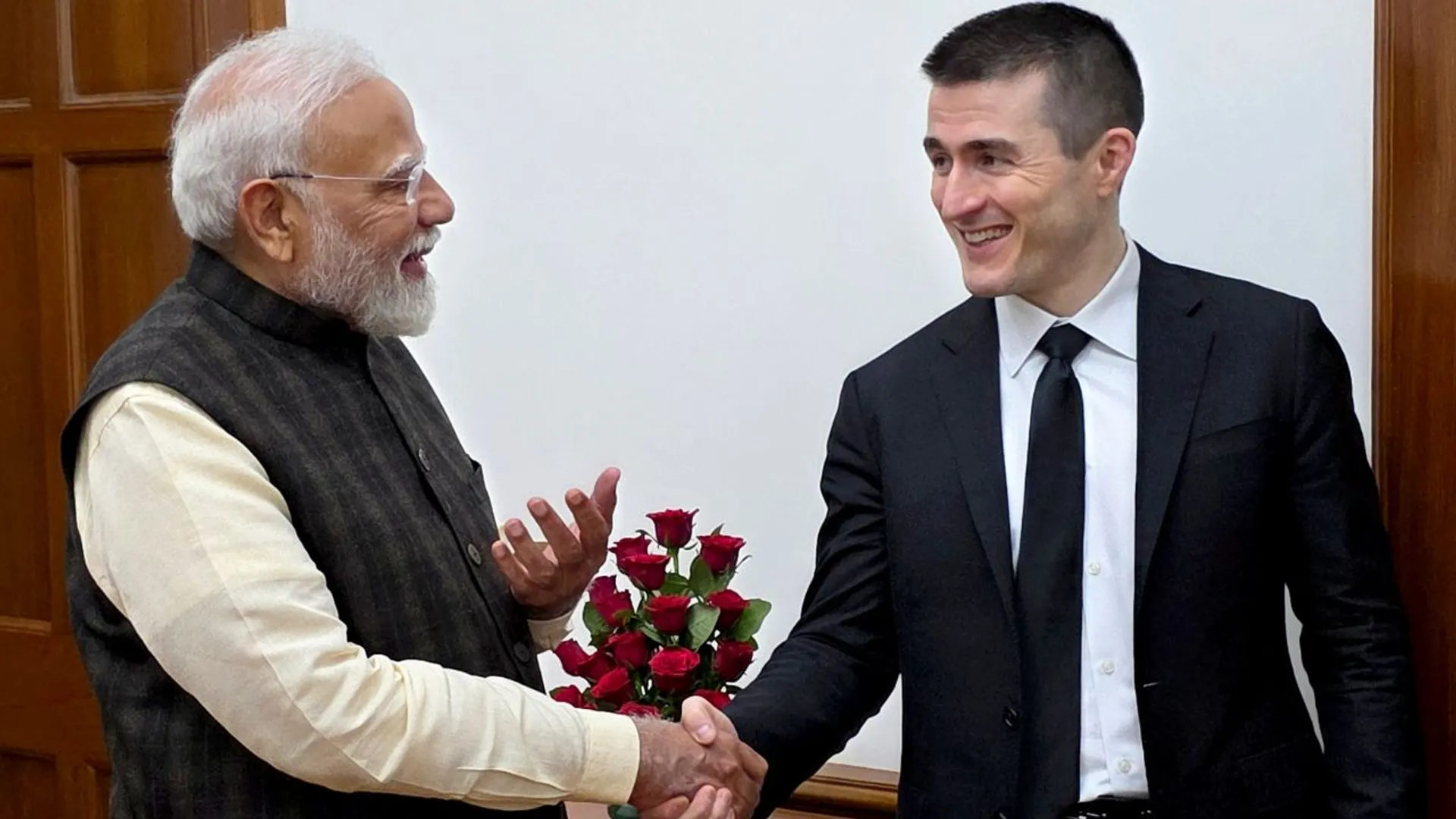 Indian Prime Minister Narendra Modi and podcaster Lex Fridman.
