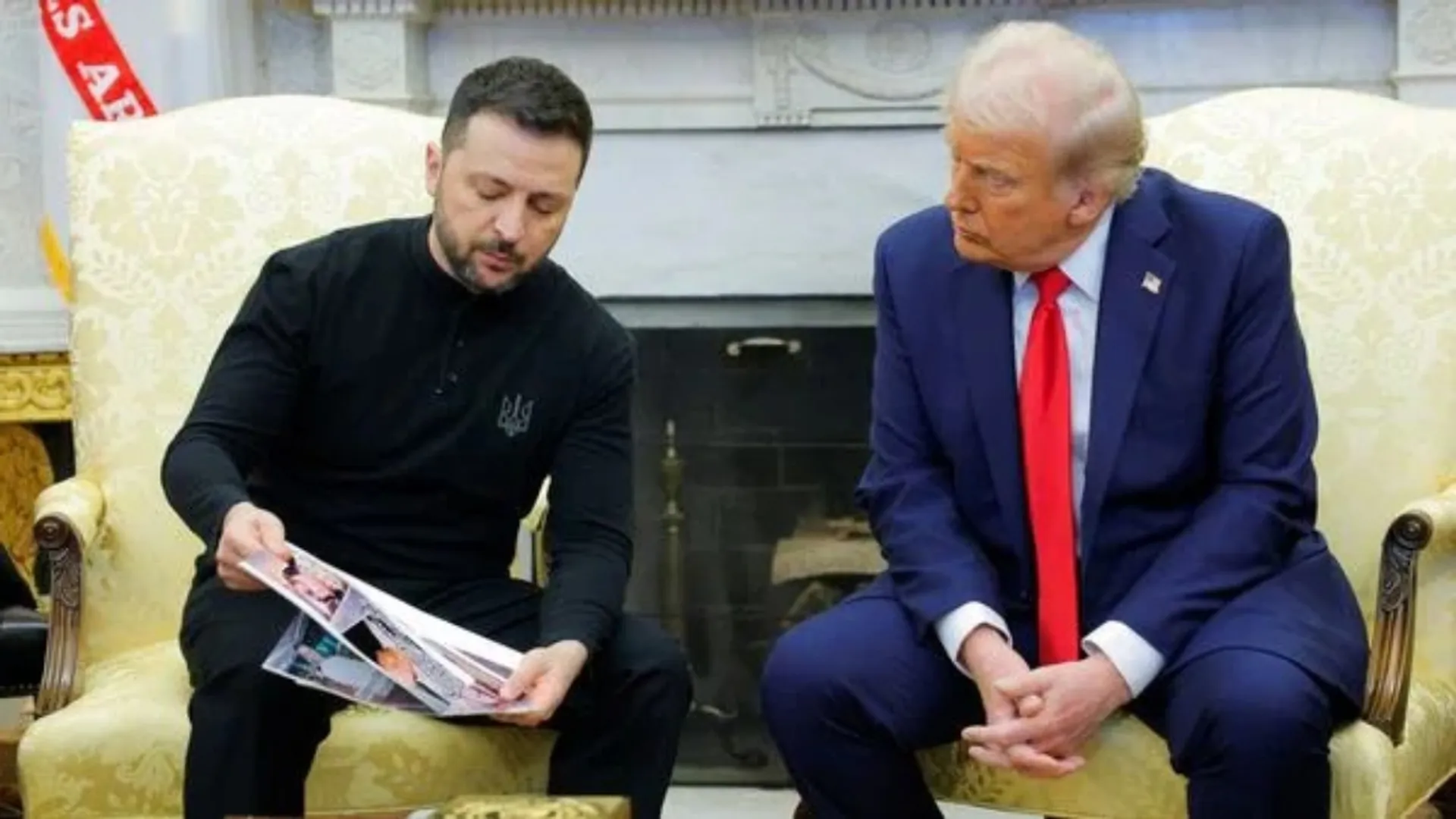 US President Donald Trump with Ukrainian President Zelenskyy