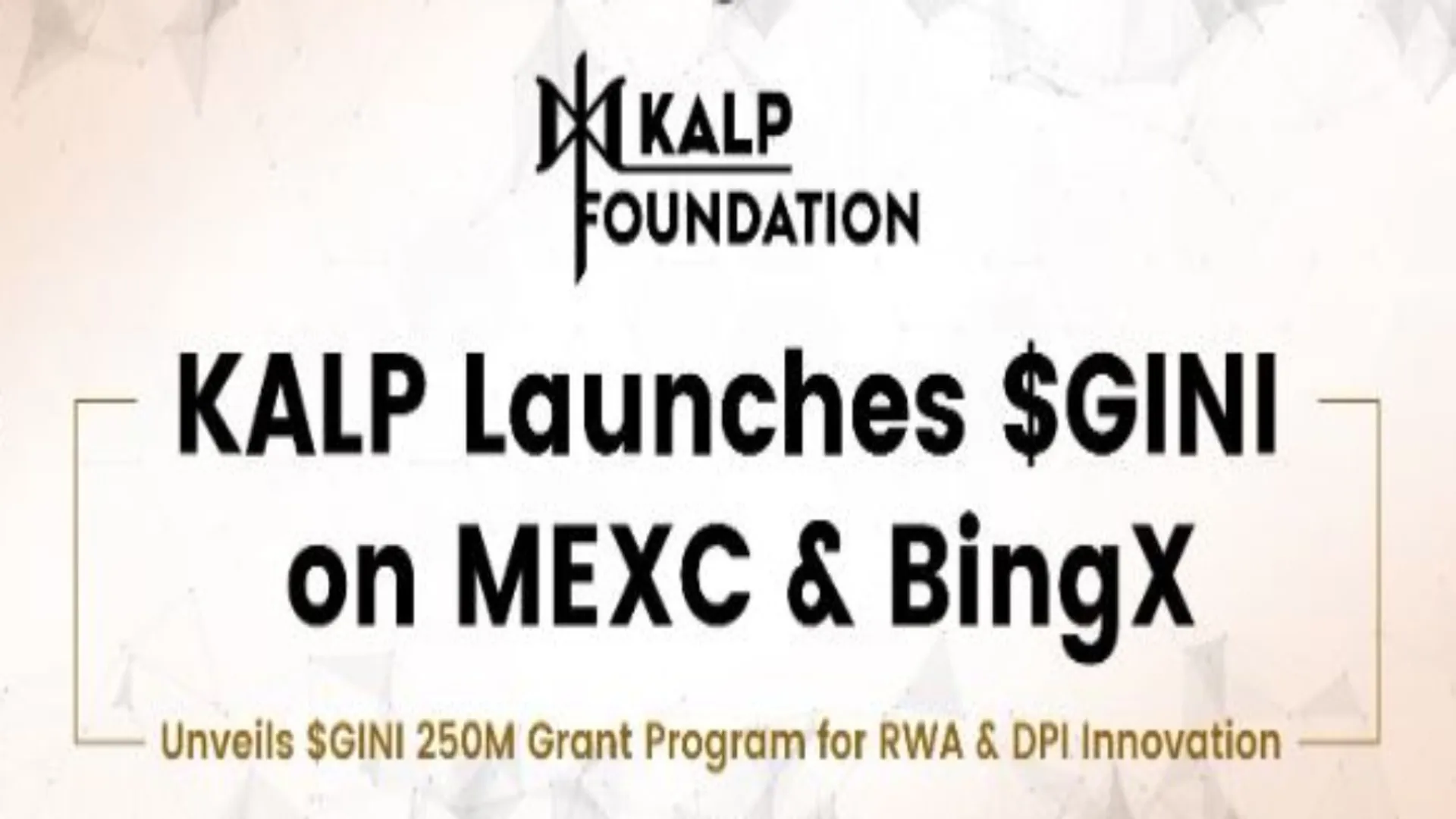 KALP Launches $GINI