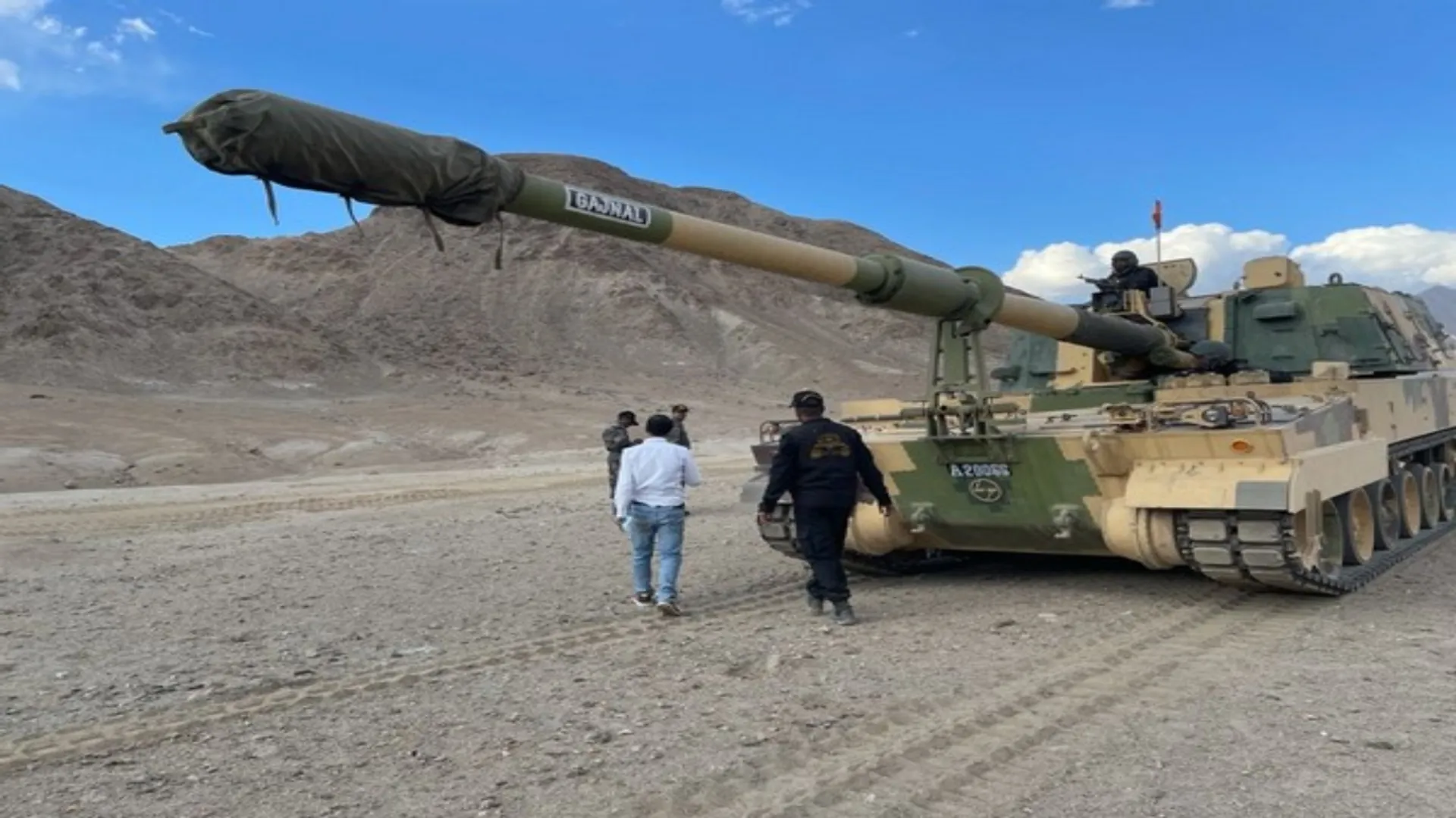 K-9 Vajra howitzers