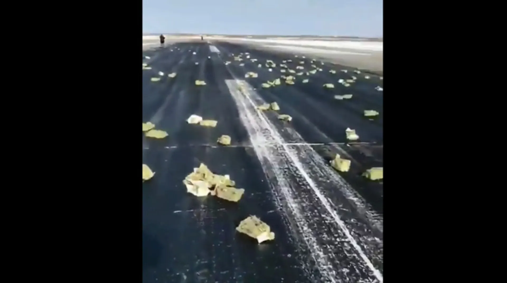 Watch: Gold bars flood Russian airport