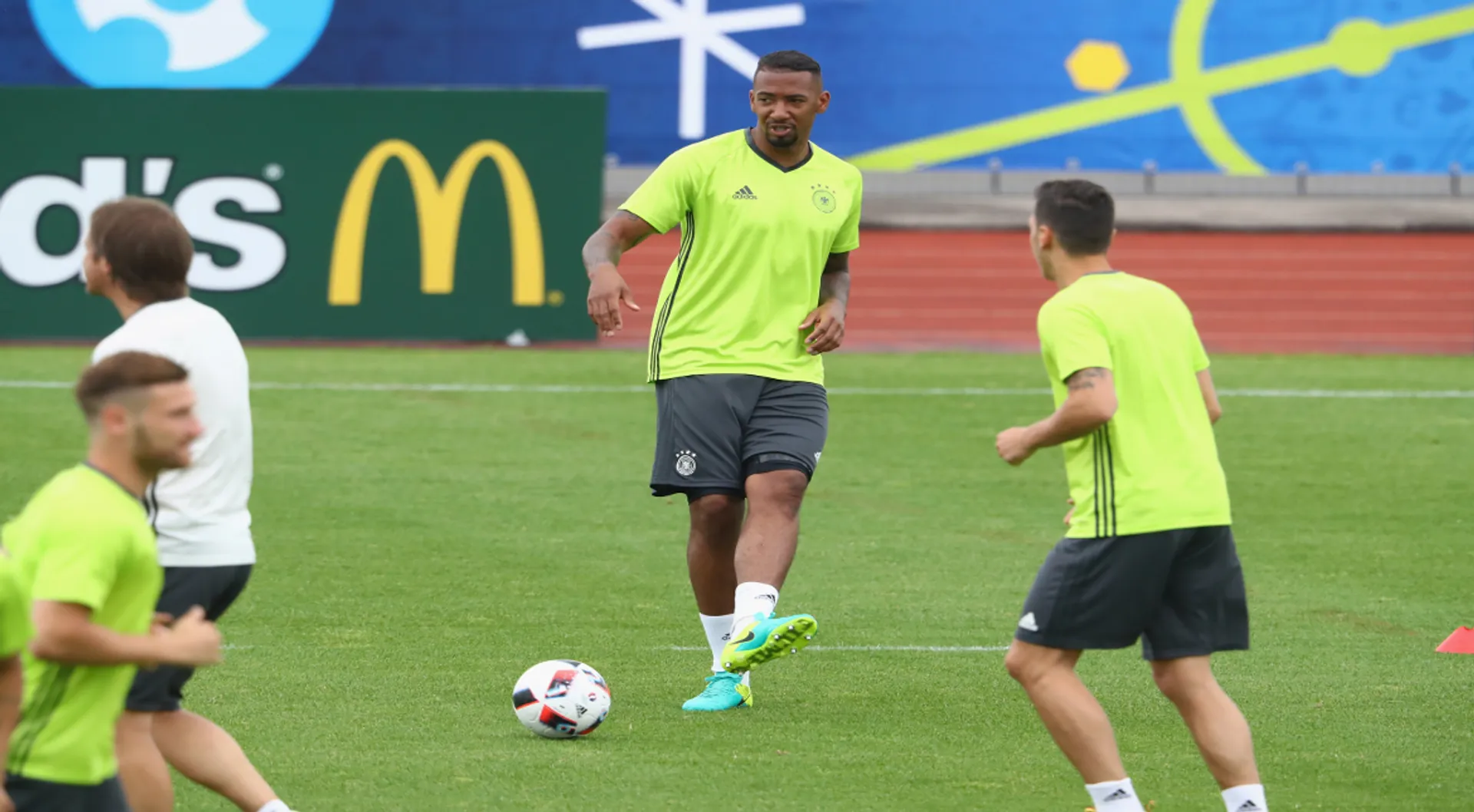 Germany's Jerome Boateng back in training for Slovakia game