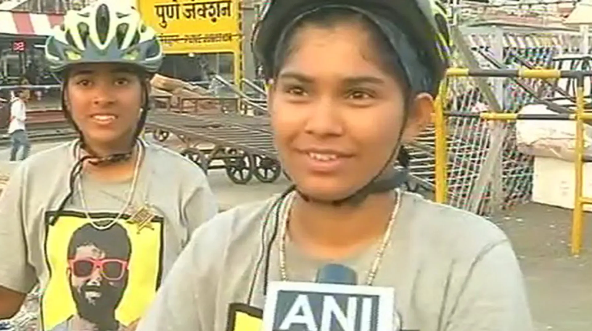 Two girls cycle from Kashmir to Kanyakumari to raise awareness against pollution
