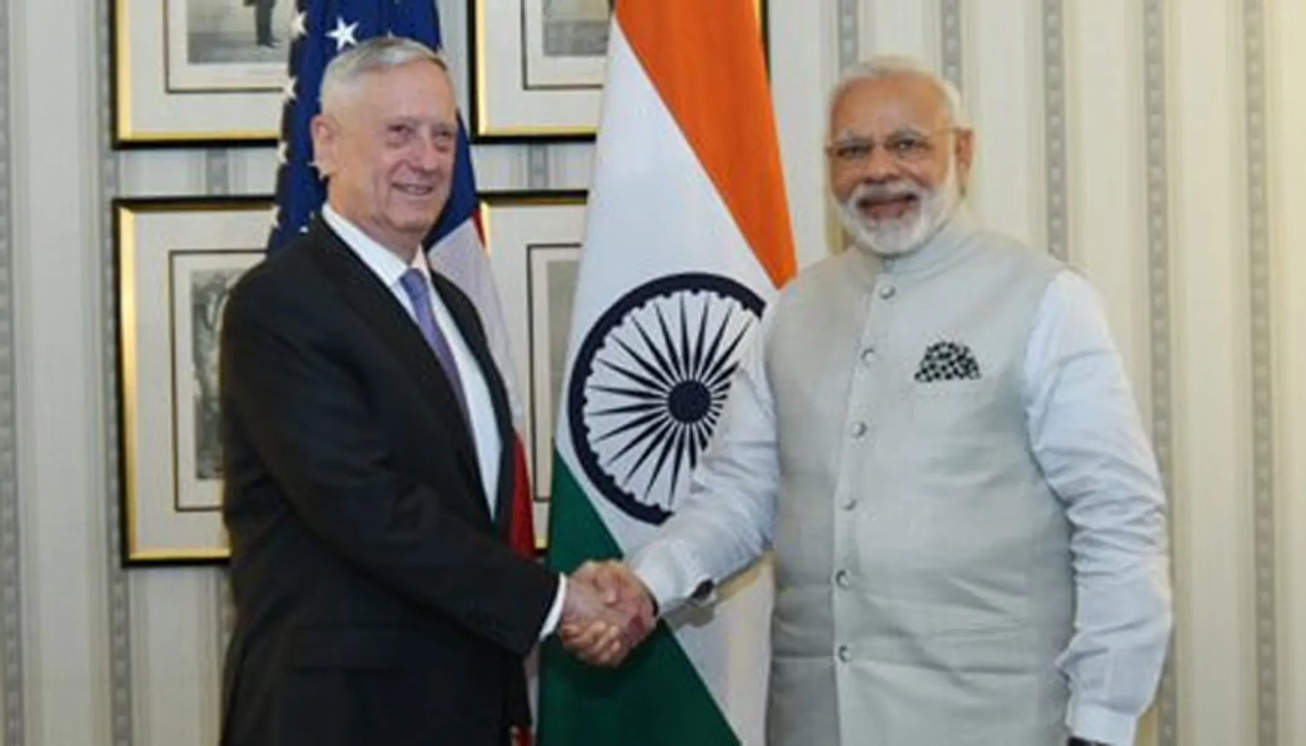 In a boost to Indo-US strategic ties, PM Narendra Modi meets US Defence Secretary Jim Mattis in Singapore