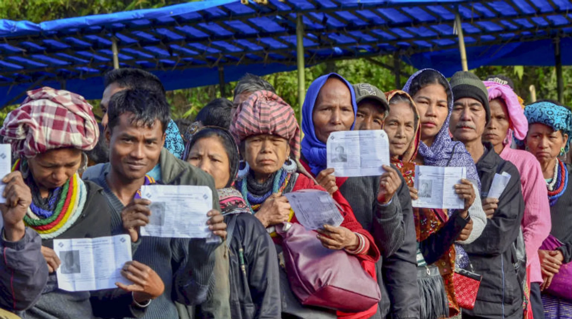 People defy age to cast vote in Mizoram, Madhya Pradesh polls