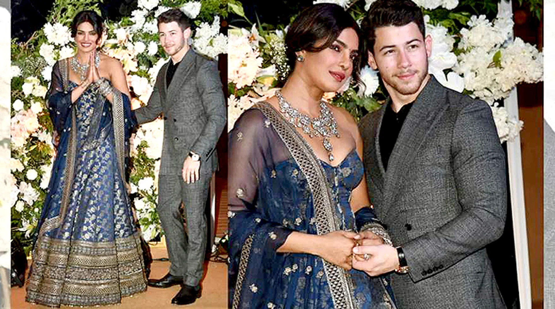 Watch: Priyanka Chopra and Nick Jonas look stunning together at Mumbai reception