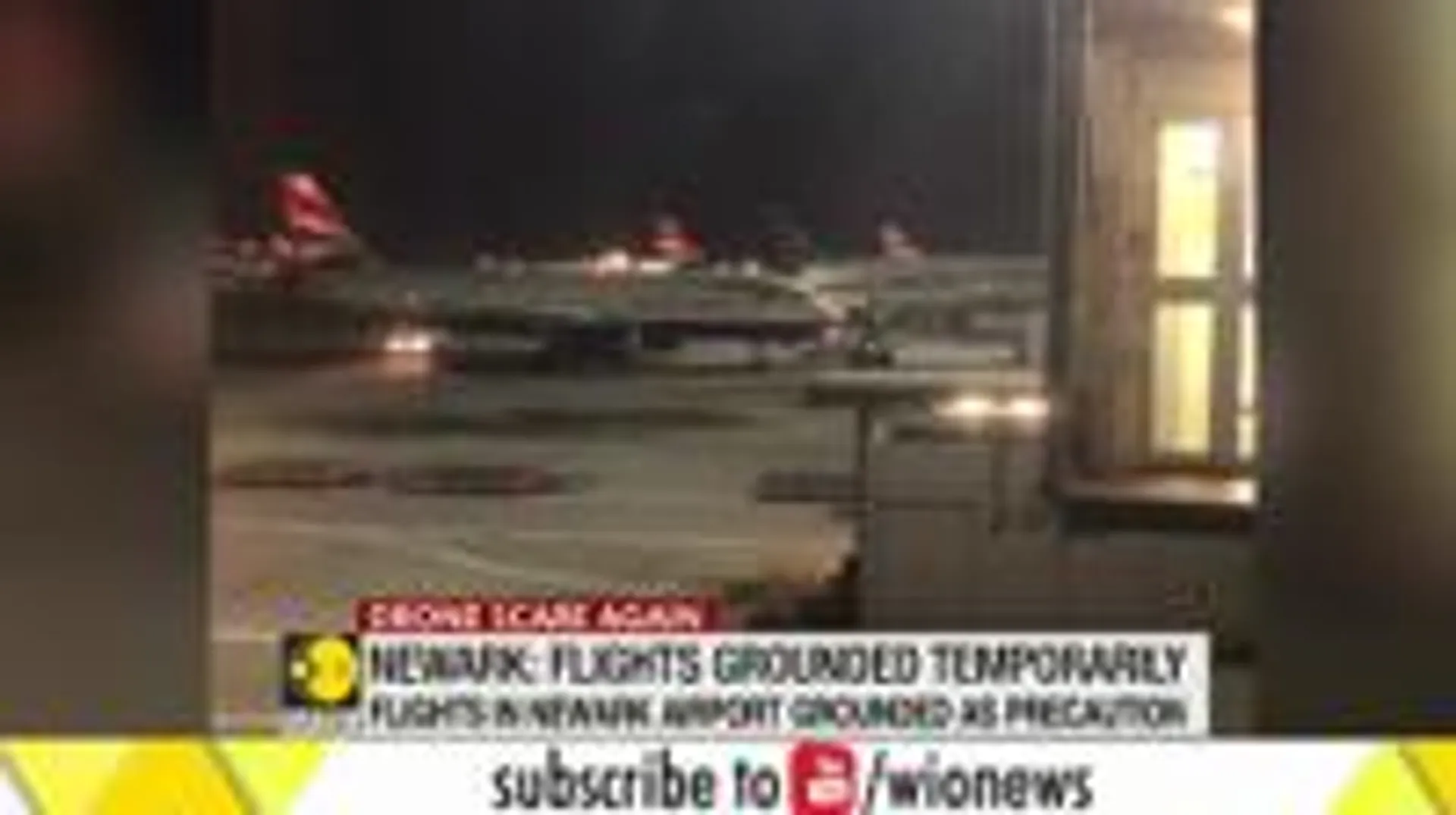 Reports of drones disrupt flights at Newark Airport