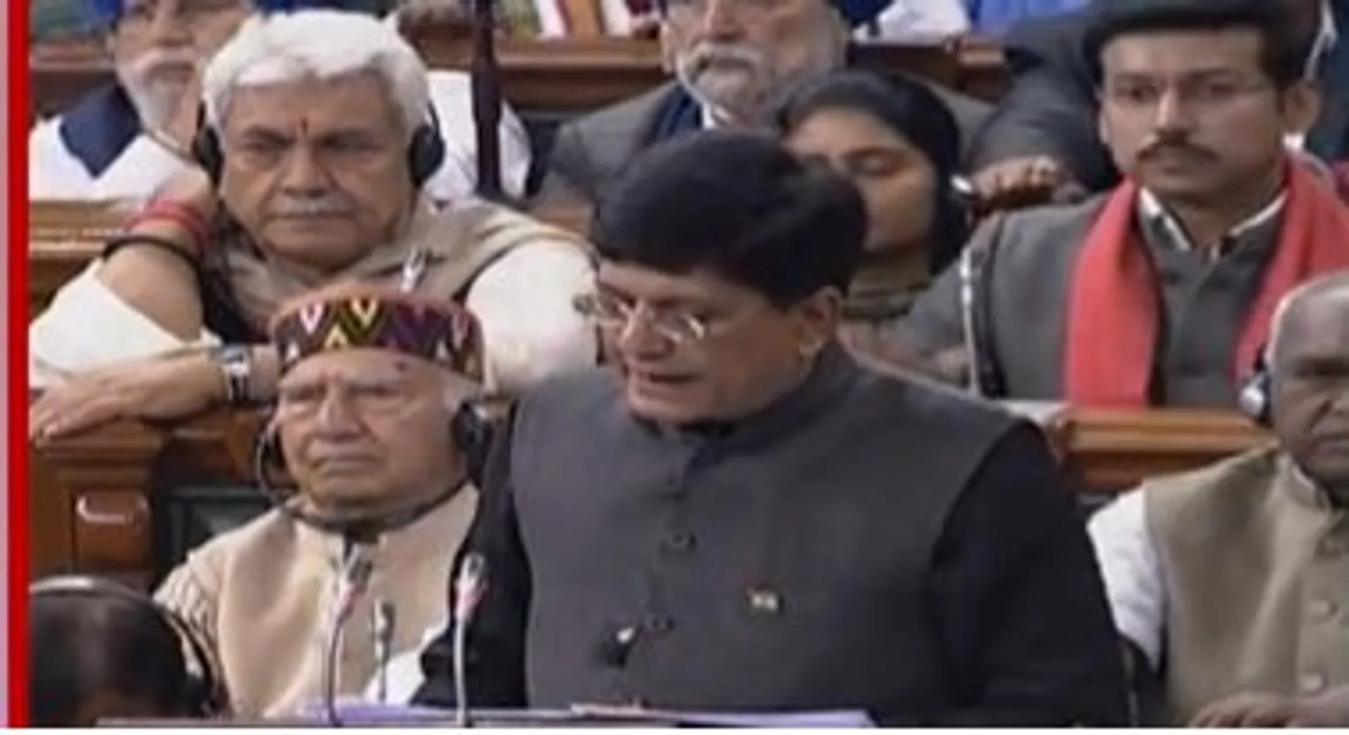 Finance minister Piyush Goyal makes reference to war film 'Uri' in budget, Paresh Rawal seen smiling