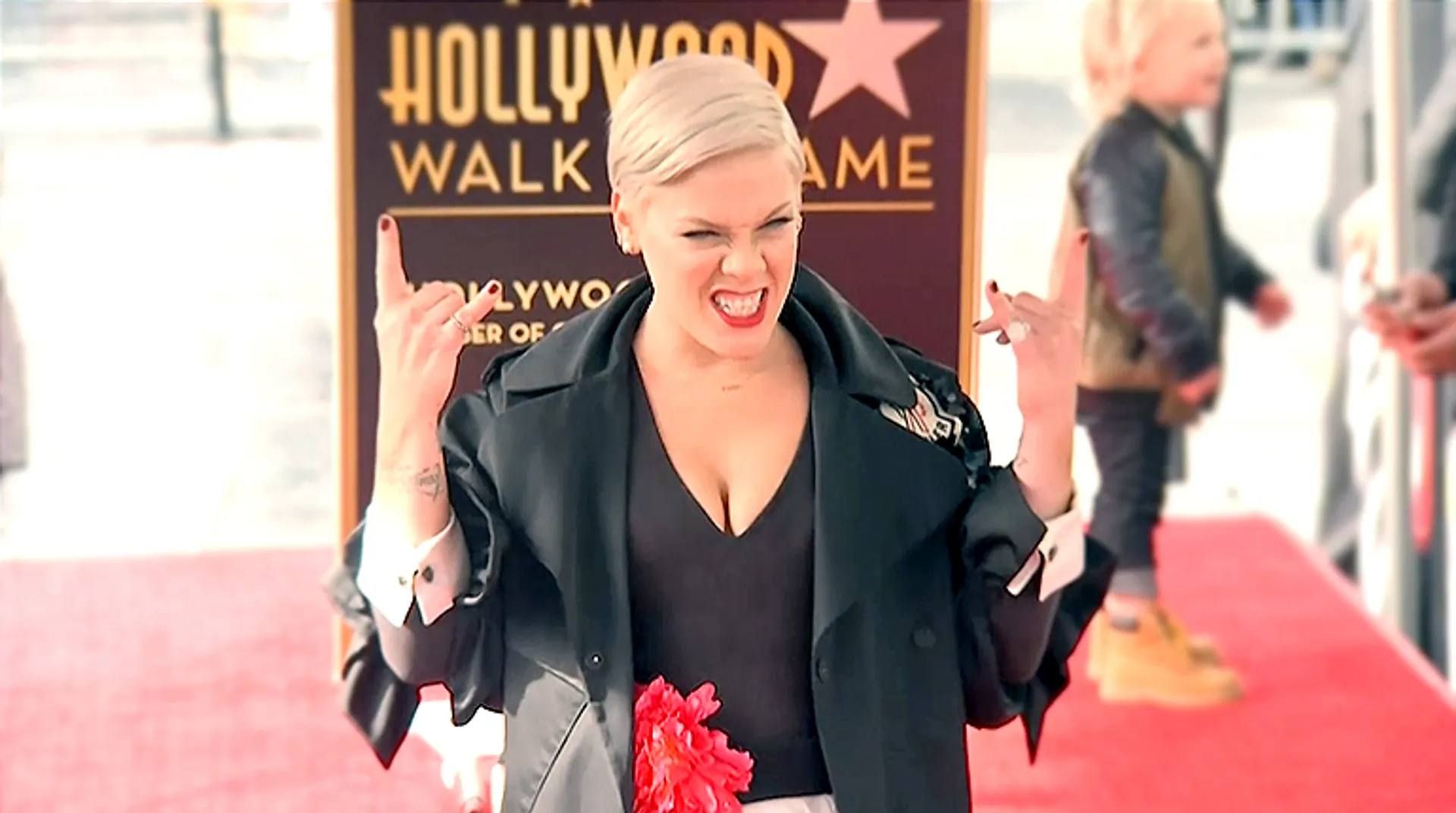 Grammy-winning artist Pink now gets her own star at Hollywood Walk of Fame