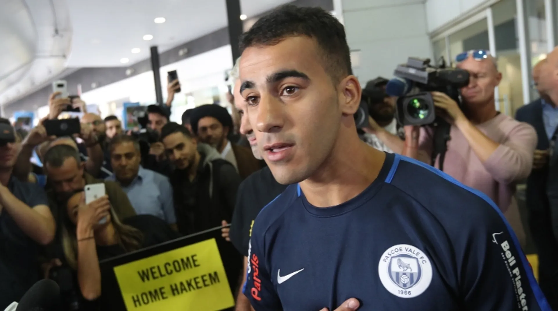 Footballer Hakeem al-Araibi votes after getting Australian citizenship