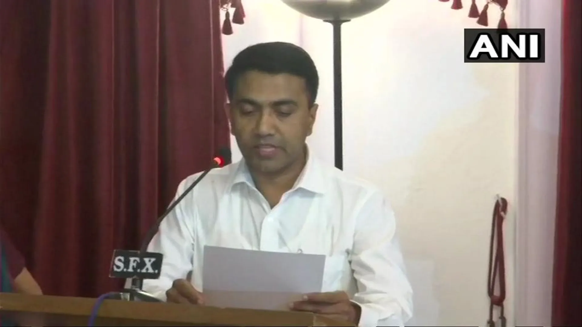 Pramod Sawant takes charge as Goa CM, floor test to prove majority of his cabinet likely tomorrow