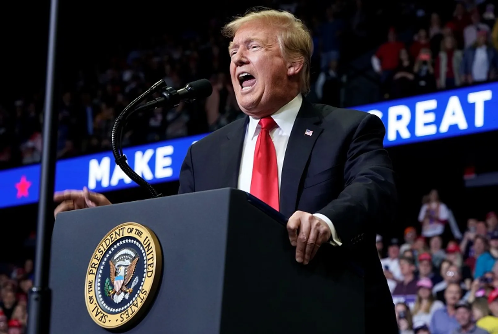 Donald Trump again denies columnist's rape allegations, says 'she's not my type'